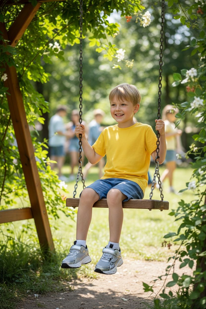 Adidași sport pentru copii, Model Gori, Talpă super ușoară din spumă, Material textil respirabil, Inchidere arici și șiret elastic