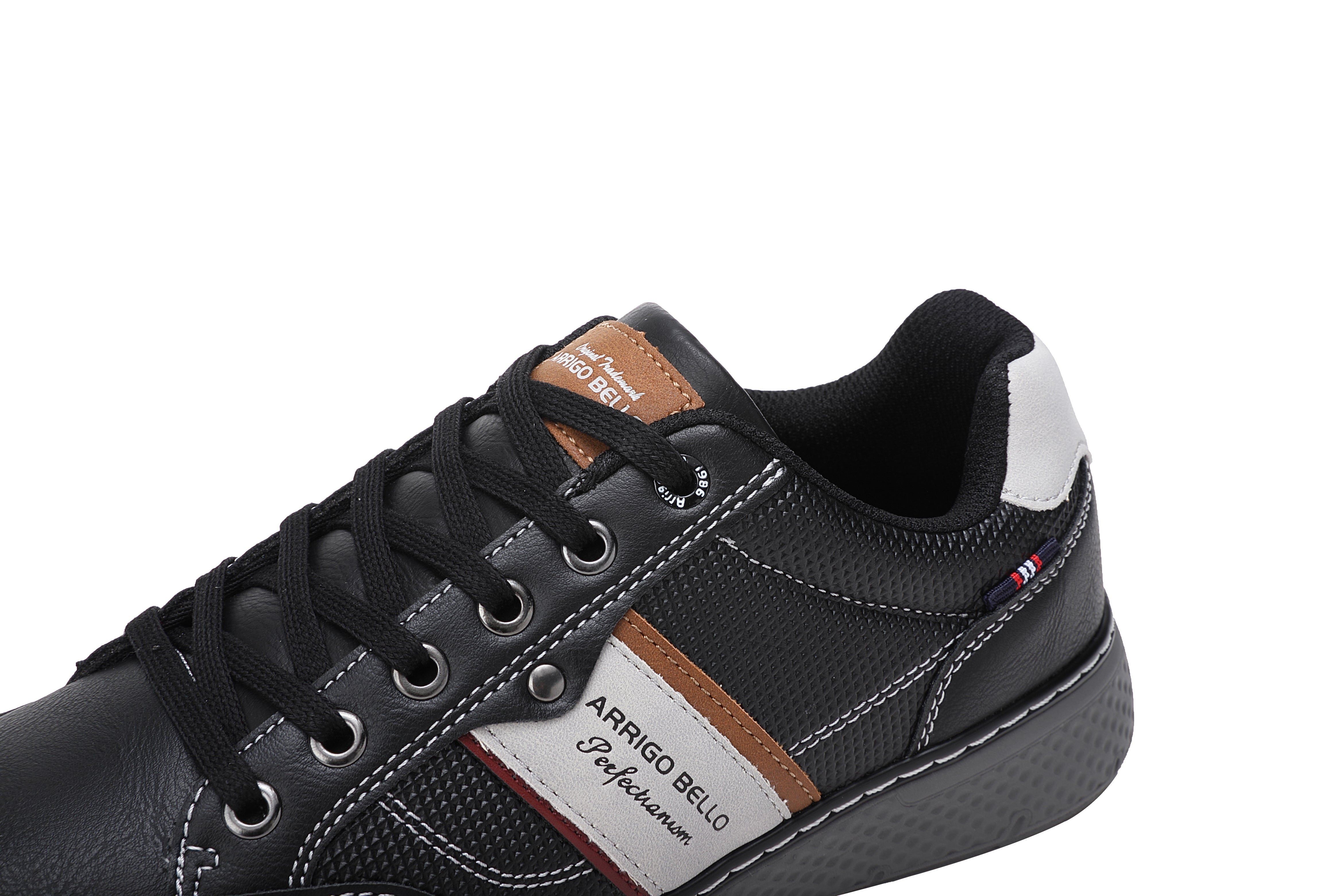 Adidasi Casual pentru Barbati, Model Calder, Talpa Usoara din spuma, Piele ecologica premium, Arrigo Bello
