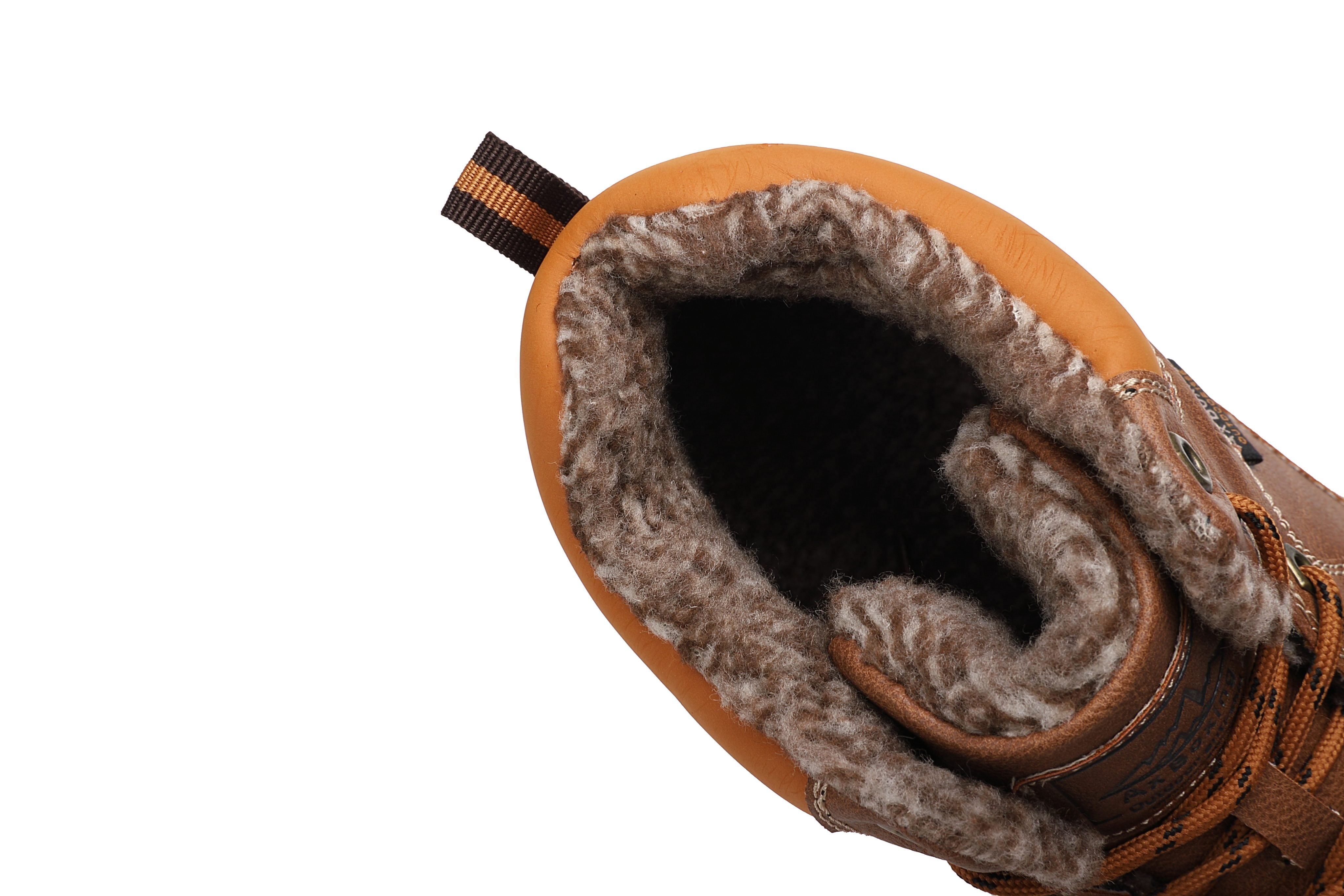 Ghete Ruben imblanite pentru Barbati, tip Bocanci, Piele Ecologica, Talpa Cusuta, Confortabile si Rezistente, Ax Boxing