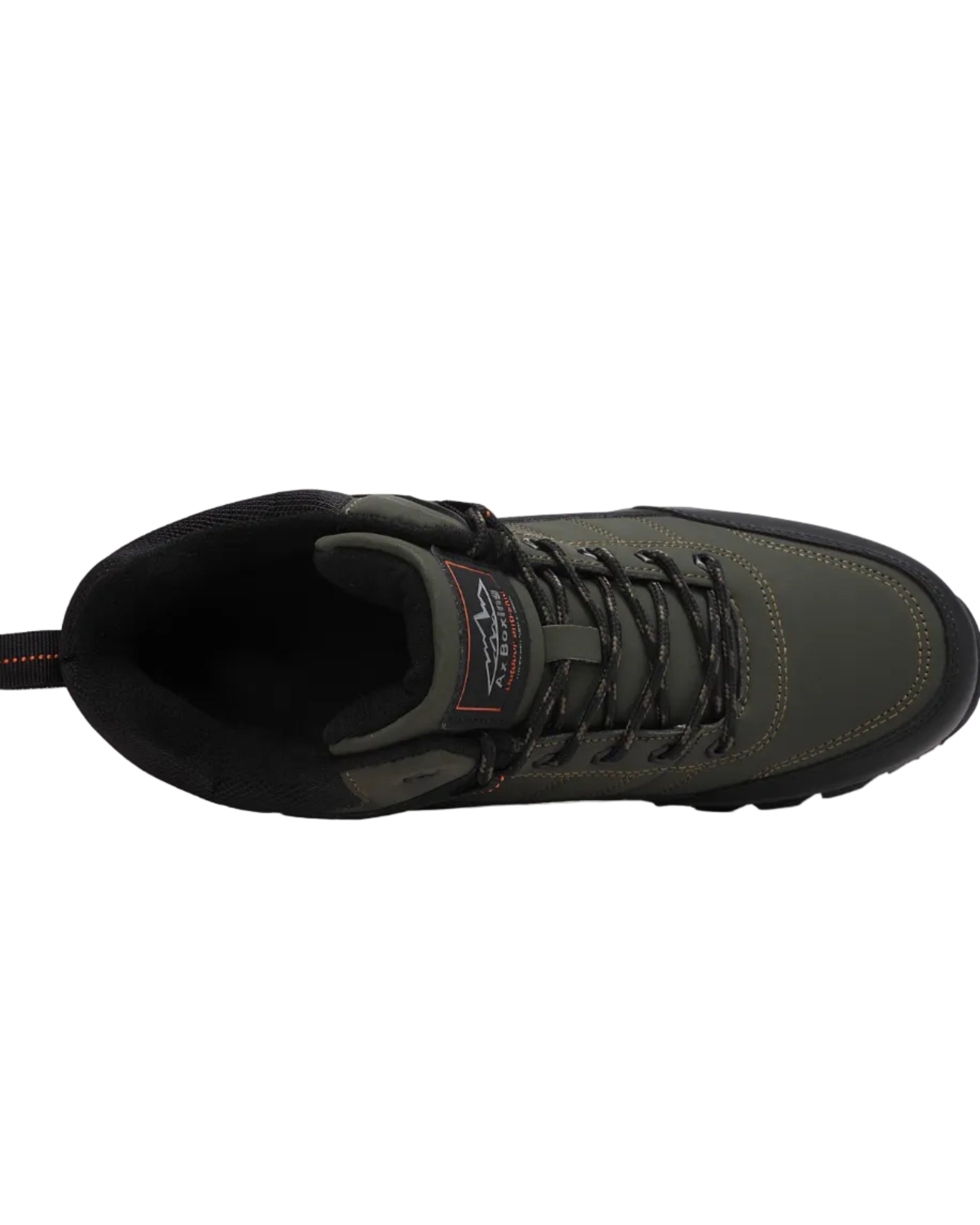 Bocanci imblaniti pentru Barbati, Model Cezar,Piele ecologica Premium, Rezistenti si Confortabili, Talpa cusuta, Antiderapanta, Ax Boxing, Khaki