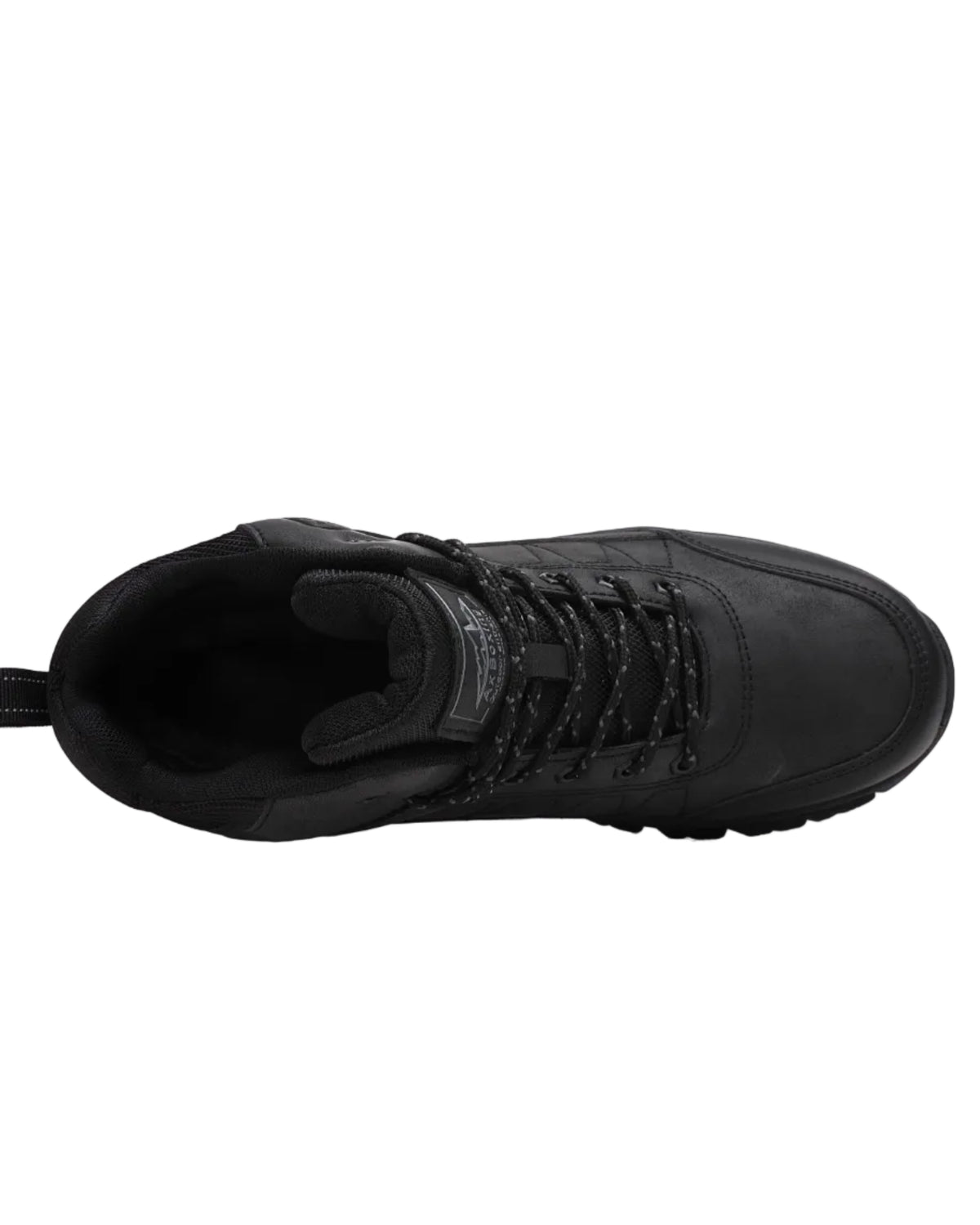 Ghete Casual Sport Bărbați , Model Cristo,Talpă Cusută Antiderapantă, Confortabile și Rezistente,Piele ecologica, Ax Boxing, Negru