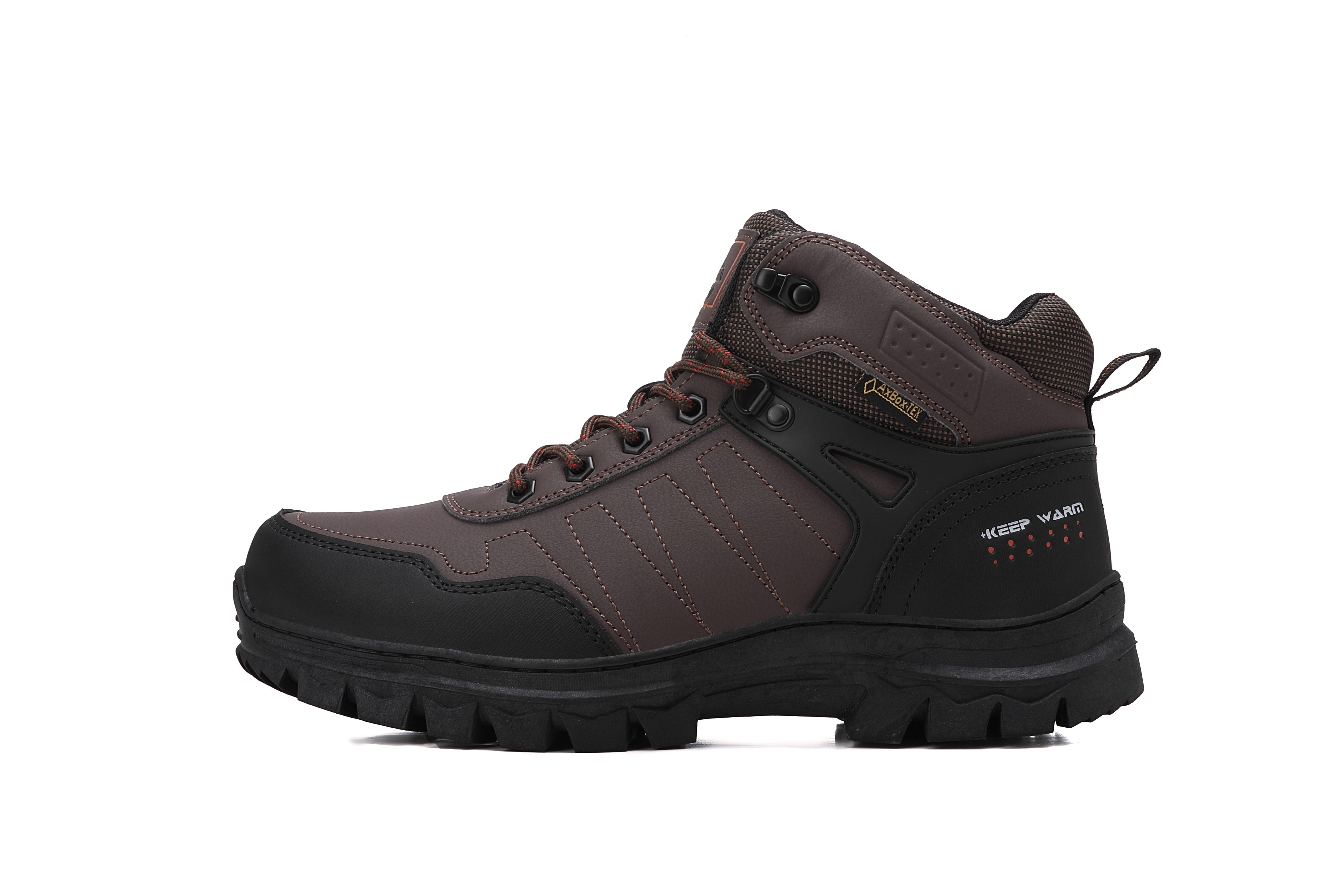 Ghete Karim  tip Bocanci, Imblanite, pentru Barbati, Talpa Antiderapanta, Cusuta, Piele Ecologica, Ax Boxing