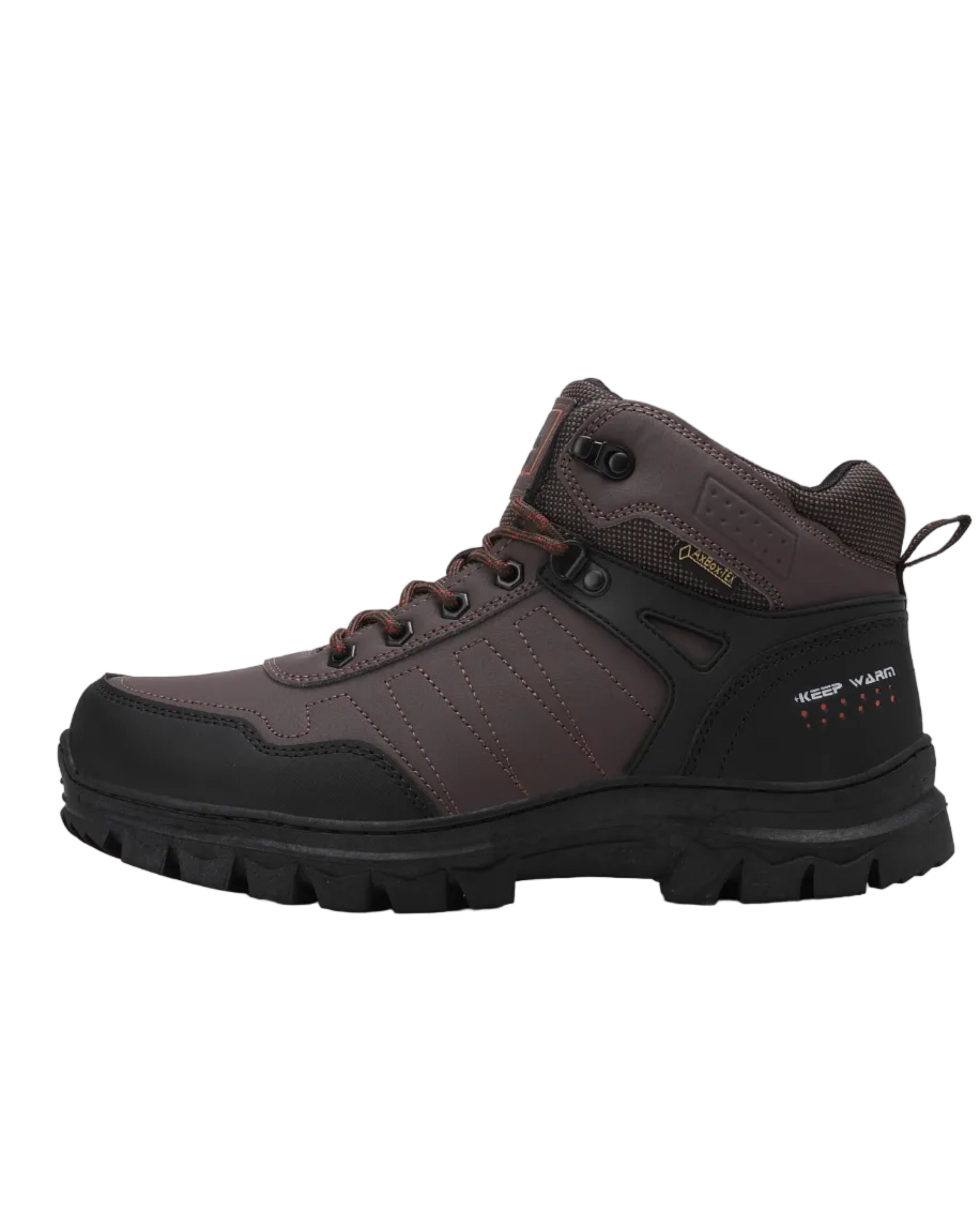 Ghete pentru Dama si Copii, Model Taylor, Imblaniti, Talpa cusuta -Antiderapanta, Piele ecologica, Ax Boxing, Maro