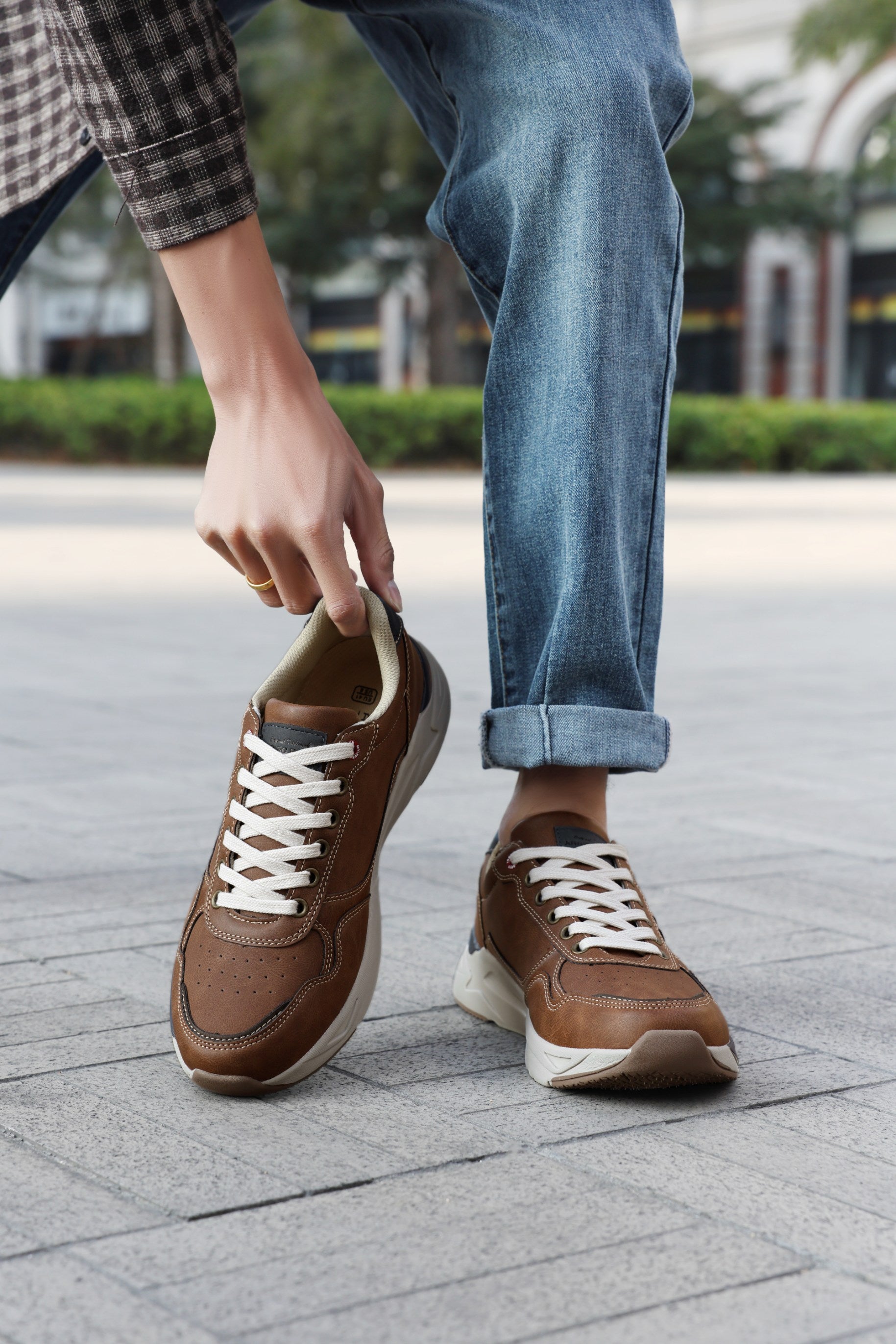 Pantof casual-sport Lucian Barbati, Talpa Usoara de Spuma, Piele ecologica Premium, Confort Sporit, Arrigo Bello