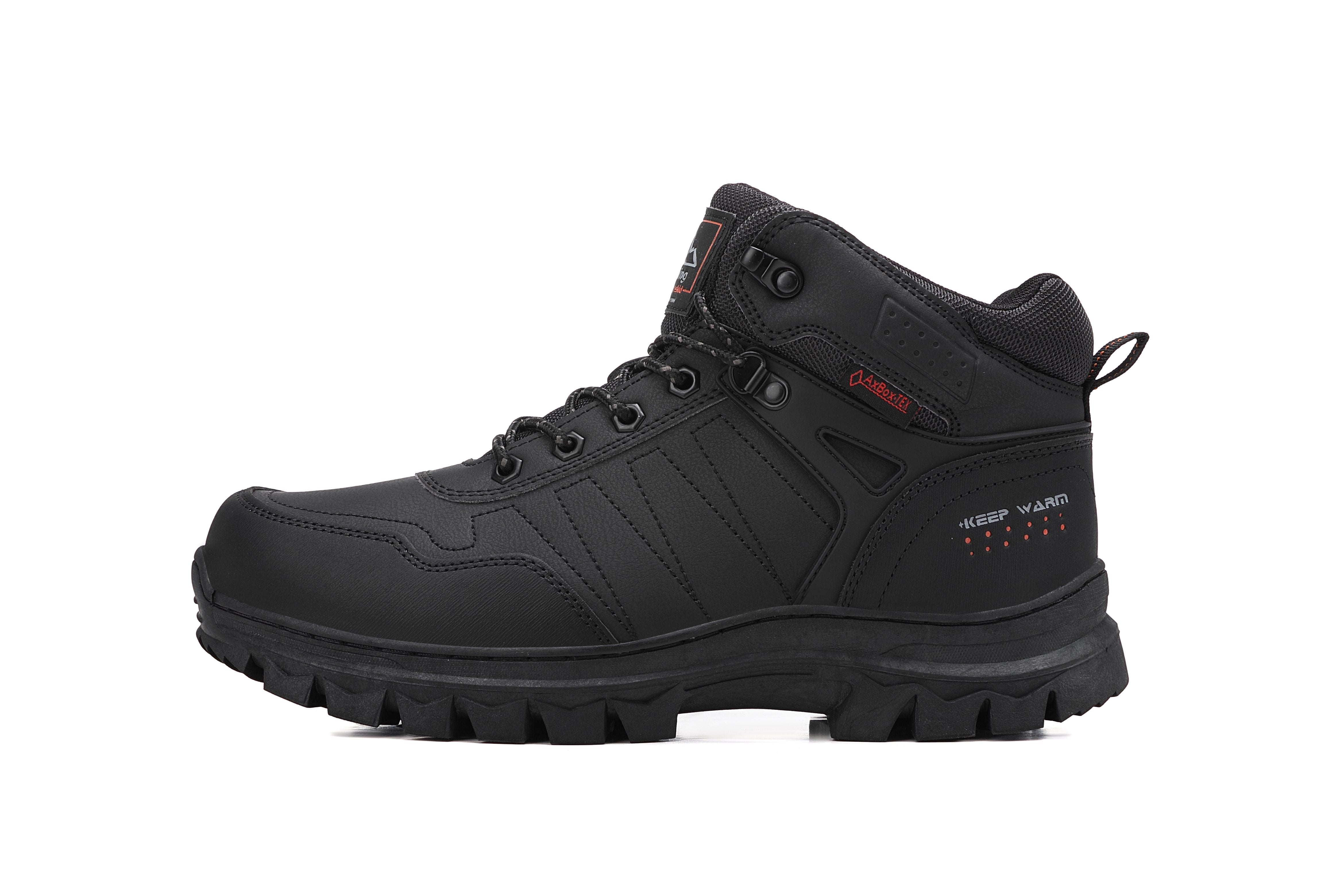 Ghete Karim  tip Bocanci, Imblanite, pentru Barbati, Talpa Antiderapanta, Cusuta, Piele Ecologica, Ax Boxing