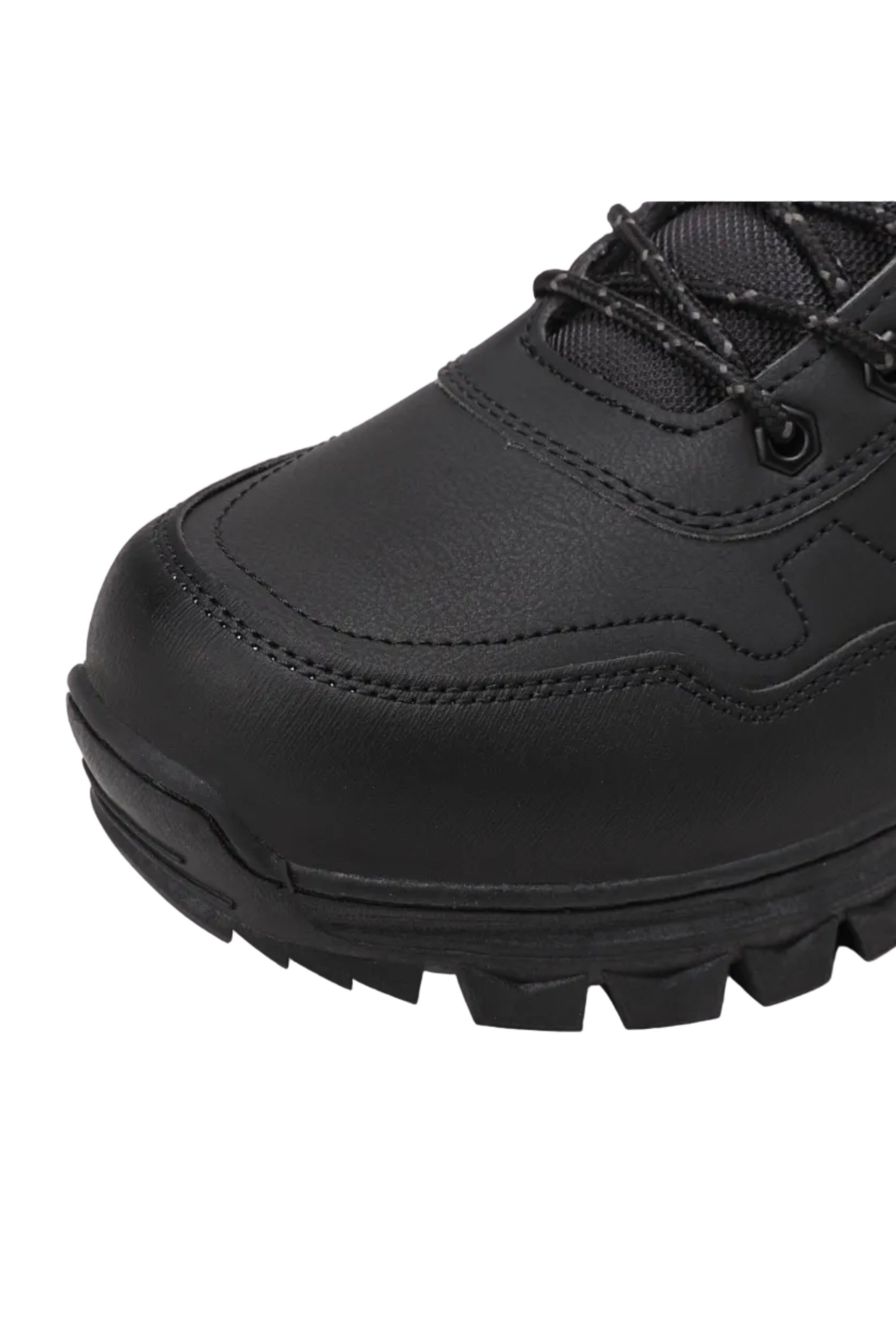 Ghete pentru Dama si Copii, Model Taylor, Imblaniti, Talpa cusuta -Antiderapanta, Piele ecologica, Ax Boxing, Negru