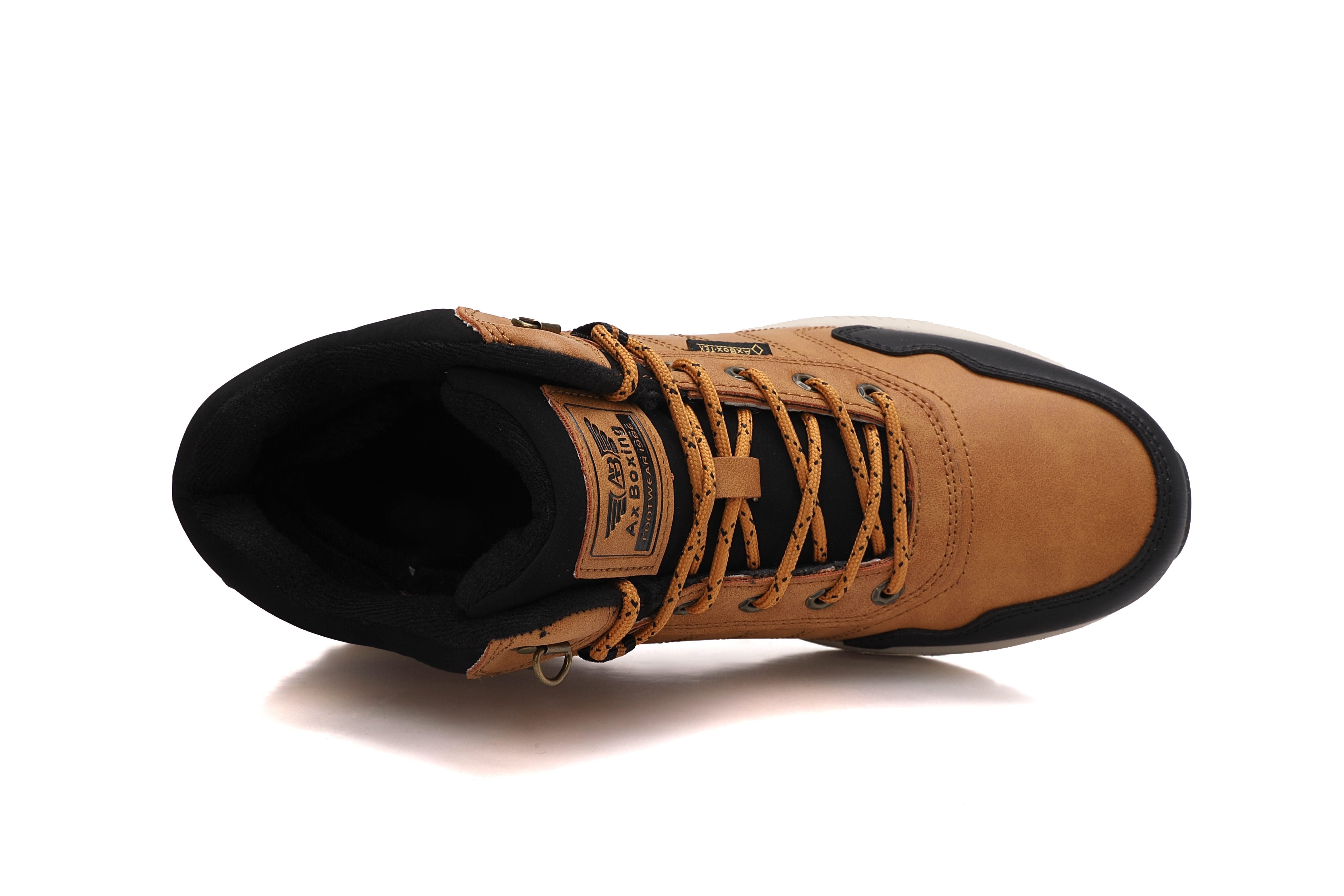 Ghete sport Axel pentru Baieti, Piele Ecologica, Talpa inalta de Spuma, Imblanite,Usoare si Confortabile, Ax Boxing