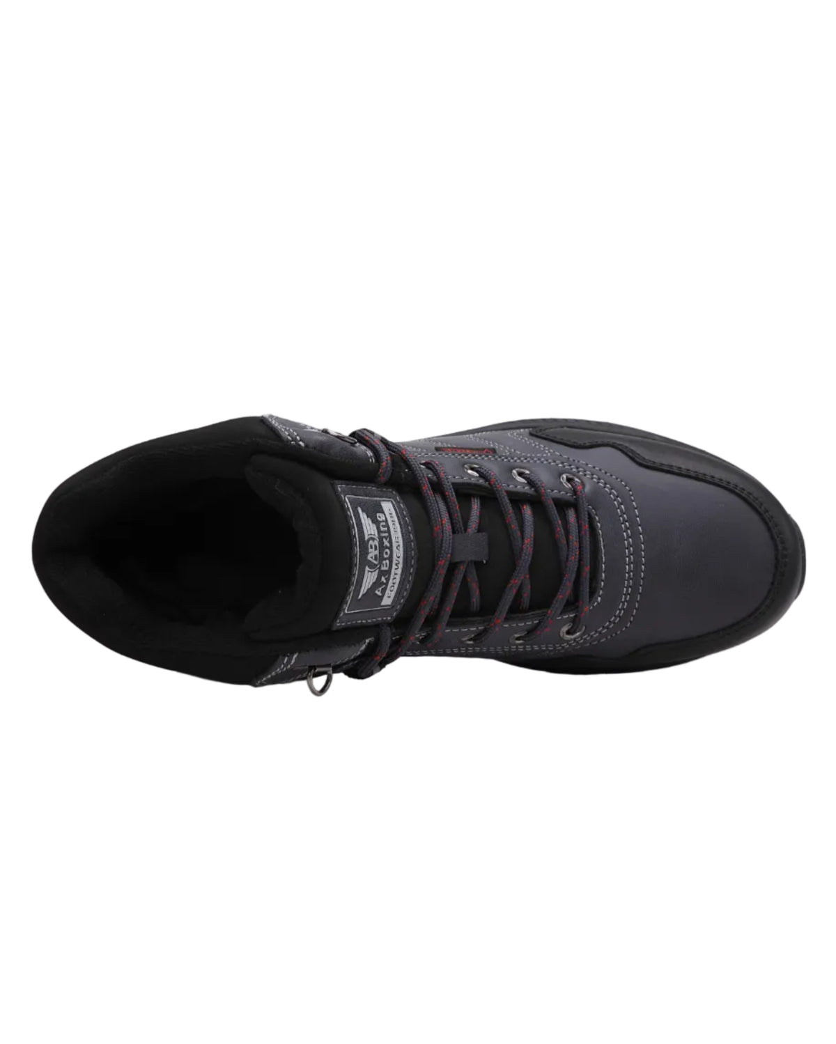 Ghete sport pentru Baieti, Model Axel, Piele Ecologica, Talpa inalta de Spuma, Imblanite,Usoare si Confortabile, Ax Boxing, Bleumarin
