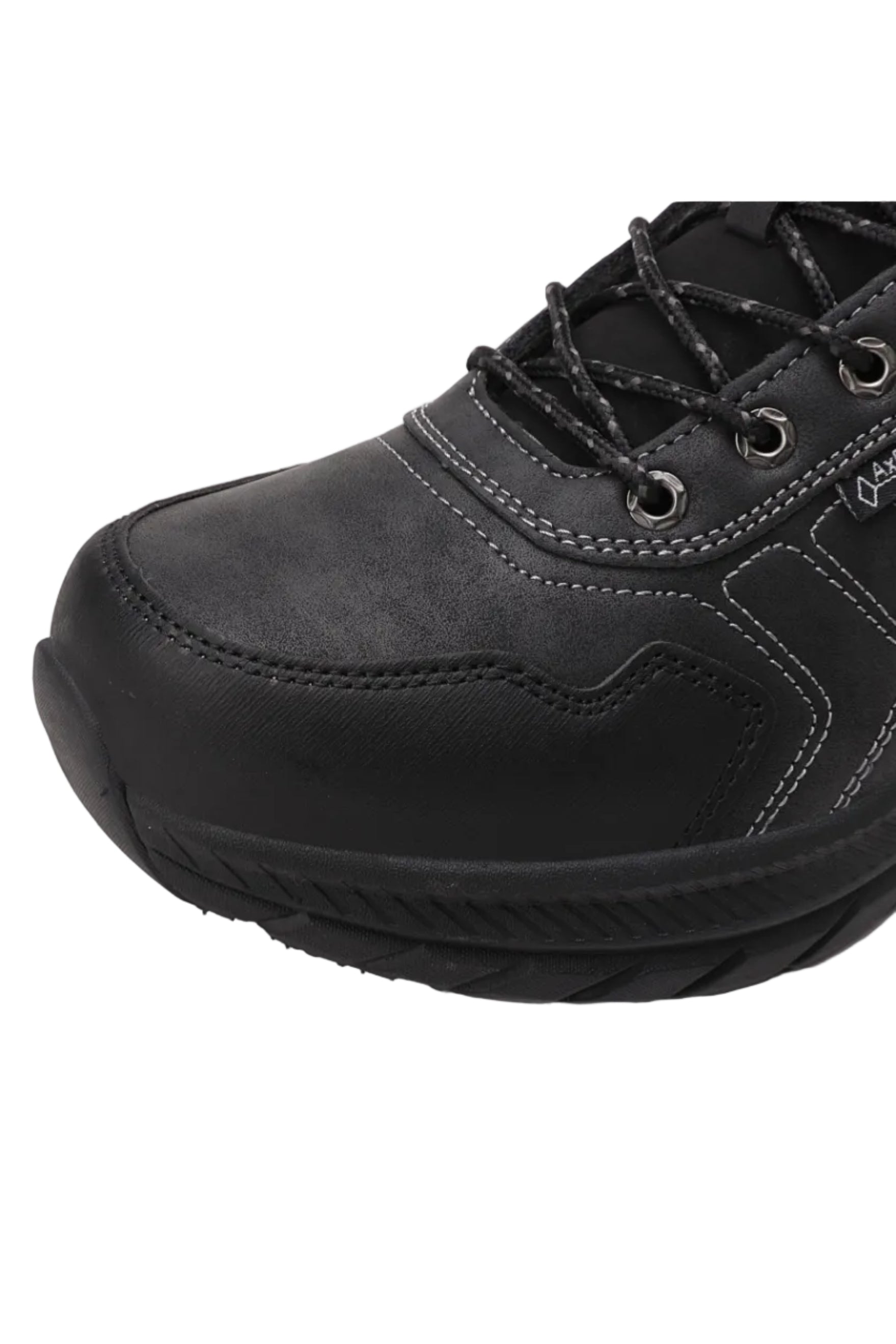 Ghete sport pentru Barbati, Model Fabian, Piele Ecologica, Talpa inalta de Spuma, Imblanite, Usoare si Confortabile, Ax Boxing, Negru