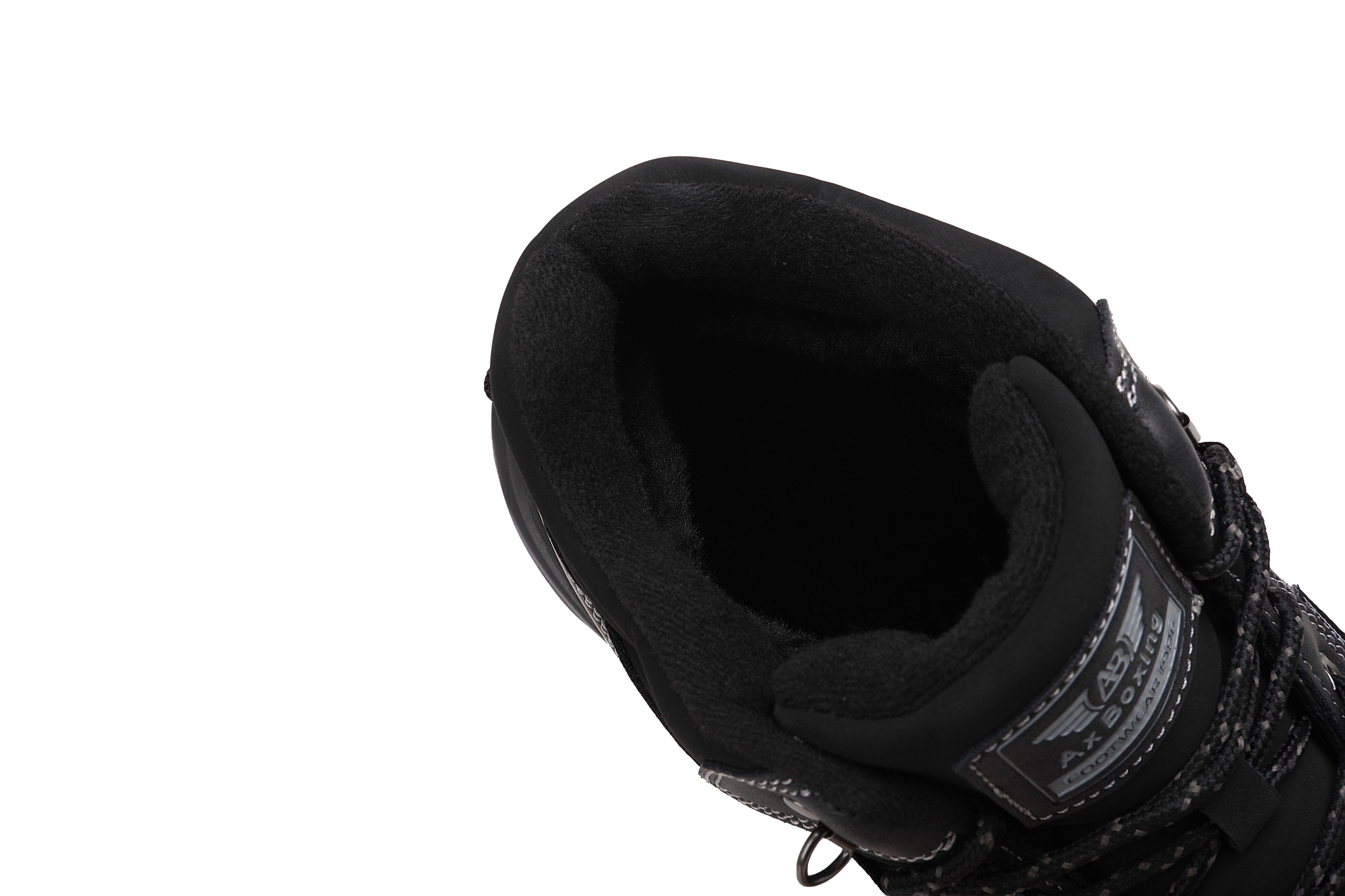 Ghete sport Axel pentru Baieti, Piele Ecologica, Talpa inalta de Spuma, Imblanite,Usoare si Confortabile, Ax Boxing