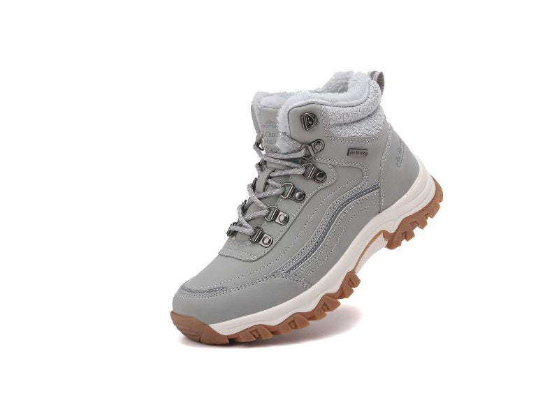 Ghete Amir Imblanite pentru Femei si Copii, Piele Ecologica, Talpa Antiderapanta cu striatii, Confortabile si Calduroase, Ax Boxing