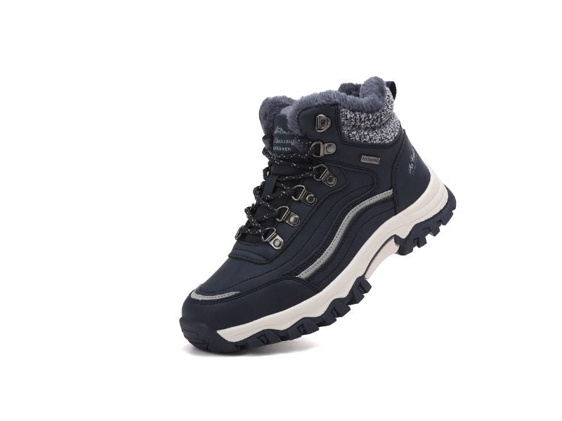 Ghete Amir Imblanite pentru Femei si Copii, Piele Ecologica, Talpa Antiderapanta cu striatii, Confortabile si Calduroase, Ax Boxing