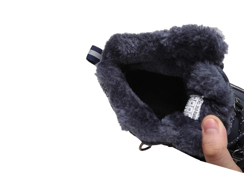 Ghete Amir Imblanite pentru Femei si Copii, Piele Ecologica, Talpa Antiderapanta cu striatii, Confortabile si Calduroase, Ax Boxing