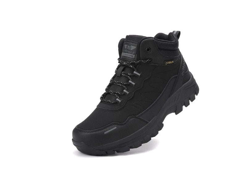 Bocanci Hector imblaniti pentru Barbati, Piele ecologica, Talpa cu striatii, Confortabili si Caldurosi, Ax Boxing