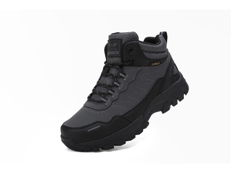 Bocanci Hector imblaniti pentru Barbati, Piele ecologica, Talpa cu striatii, Confortabili si Caldurosi, Ax Boxing