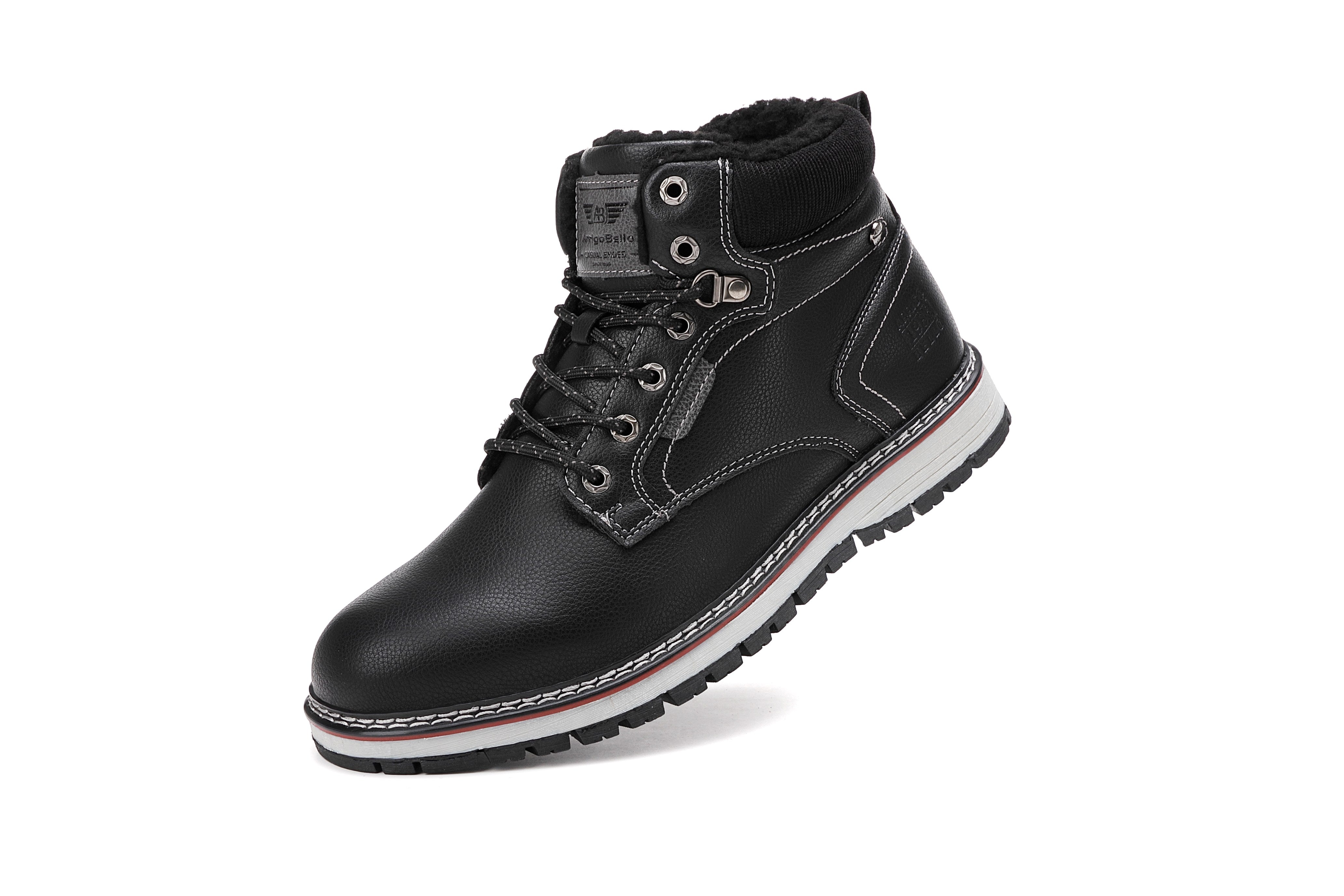 Ghete Stefan casual-elegante pentru Barbati, Imblanite, Piele ecologica Premium,Talpa Cusuta si Antiderapanta, Arrigo Bello