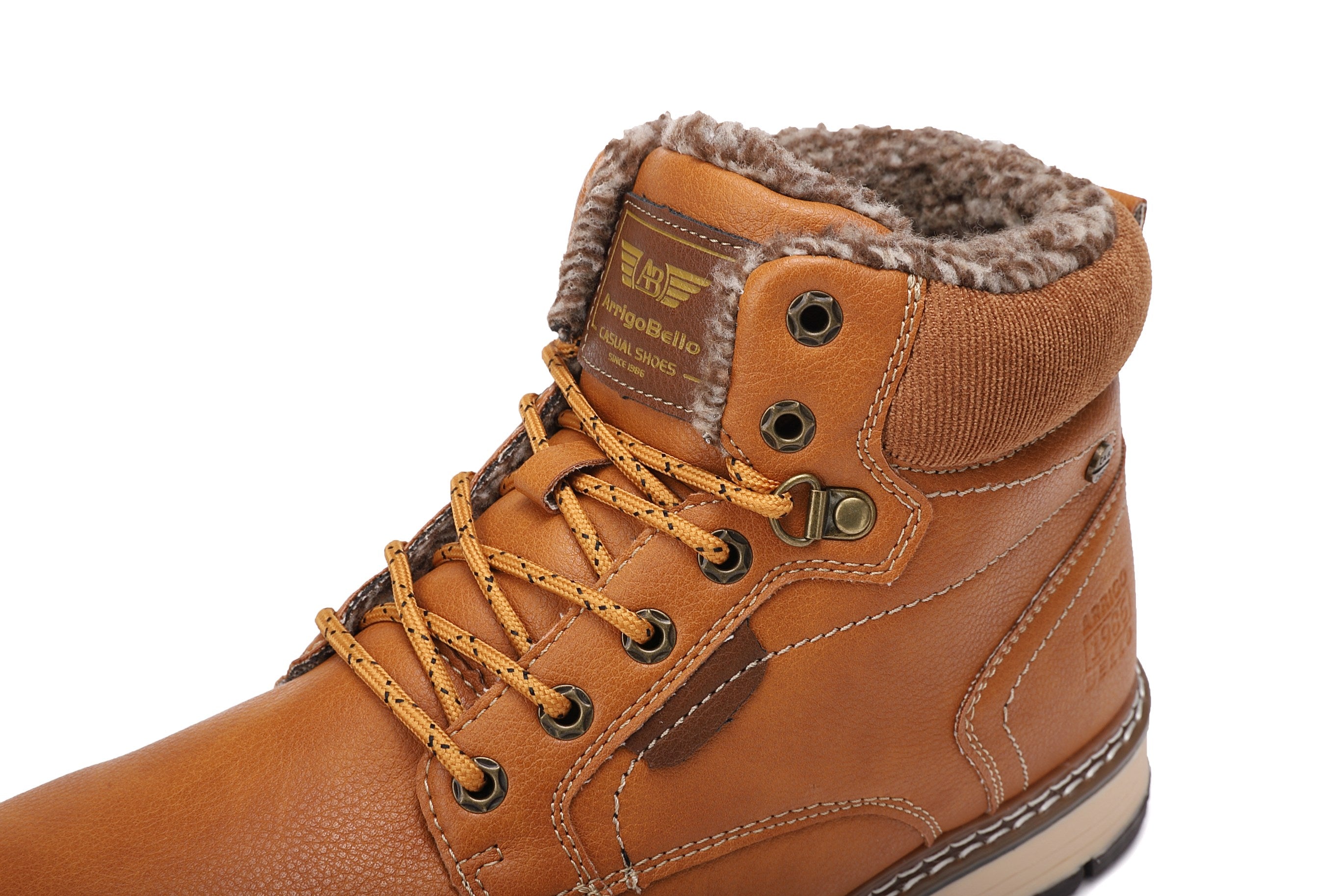 Ghete Stefan casual-elegante pentru Barbati, Imblanite, Piele ecologica Premium,Talpa Cusuta si Antiderapanta, Arrigo Bello