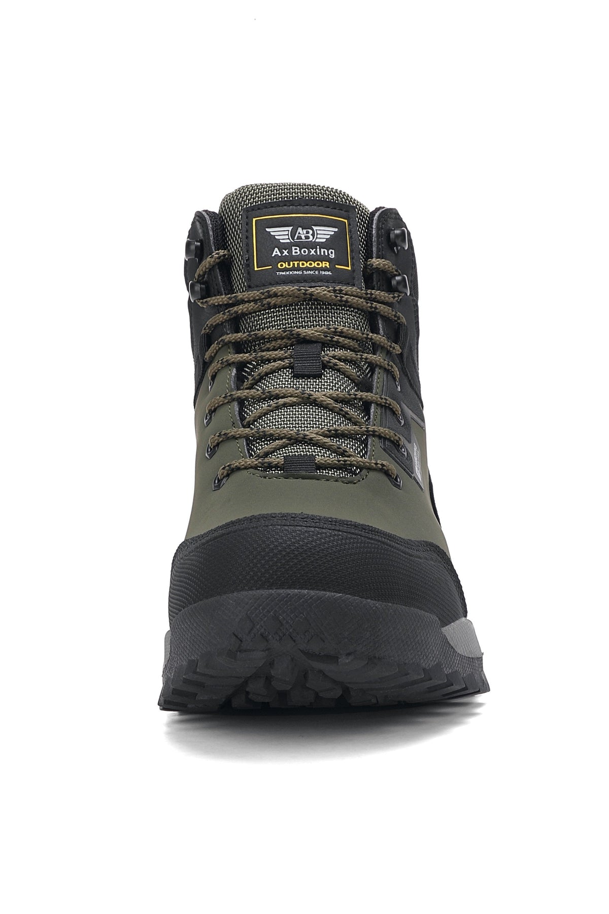 Ghete Imblanite Unisex, Model Ralo, Piele ecologica premium, Talpa Antiderapanta, Model Outdoor Confortabil, Ax Boxing, Khaki