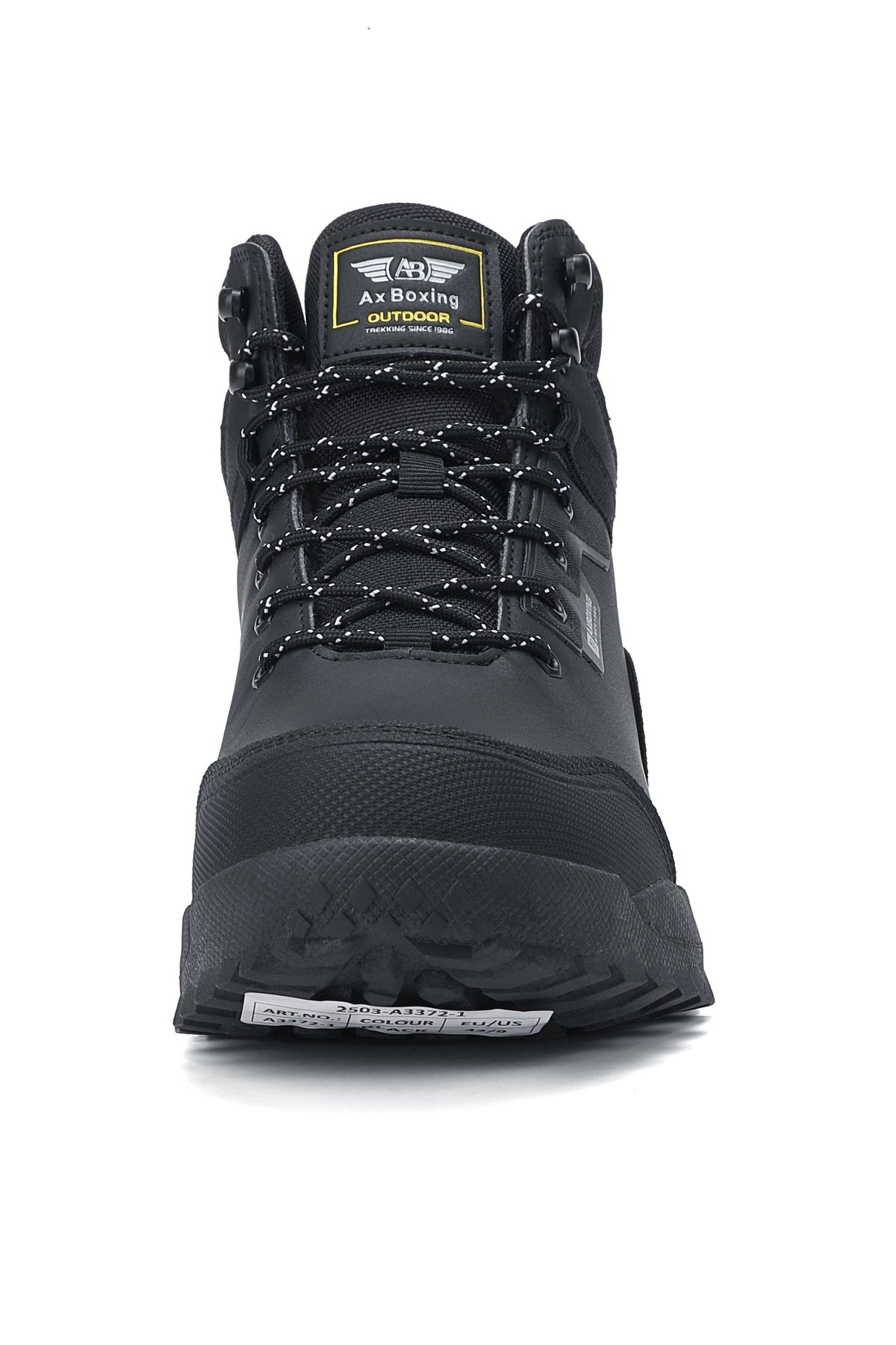 Ghete Imblanite Unisex, Model Ralo, Piele ecologica premium, Talpa Antiderapanta, Model Outdoor Confortabil, Ax Boxing, Negru