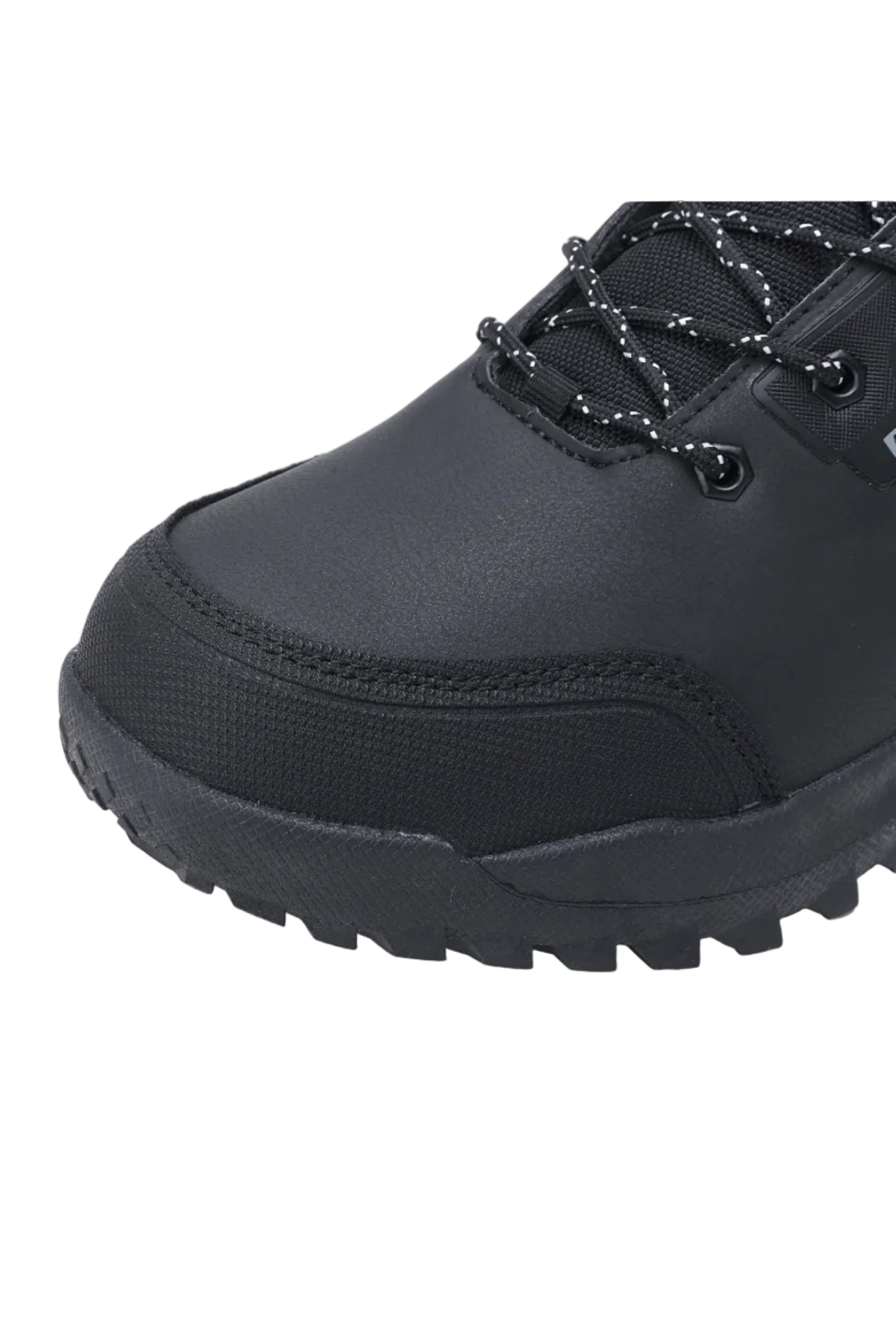 Ghete Imblănite pentru Barbati, Model Bruno, Outdoor, Piele ecologică, Siret, Talpă antiderapantă, Ax Boxing, Negru