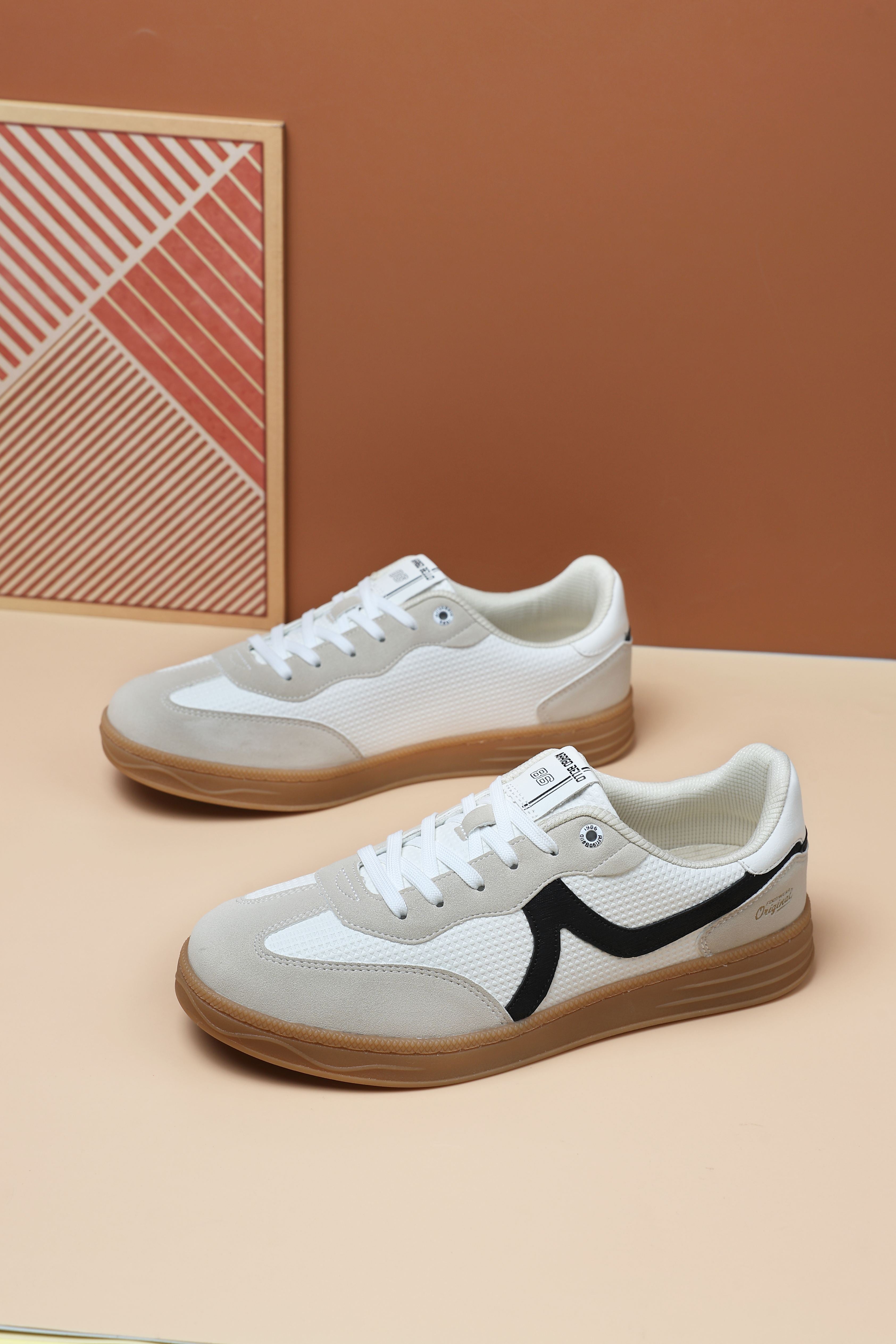 Pantofi casual Barbati, Model Odin, Talpa cusuta, Piele ecologica, Tip tenesi, Arrigo Bello