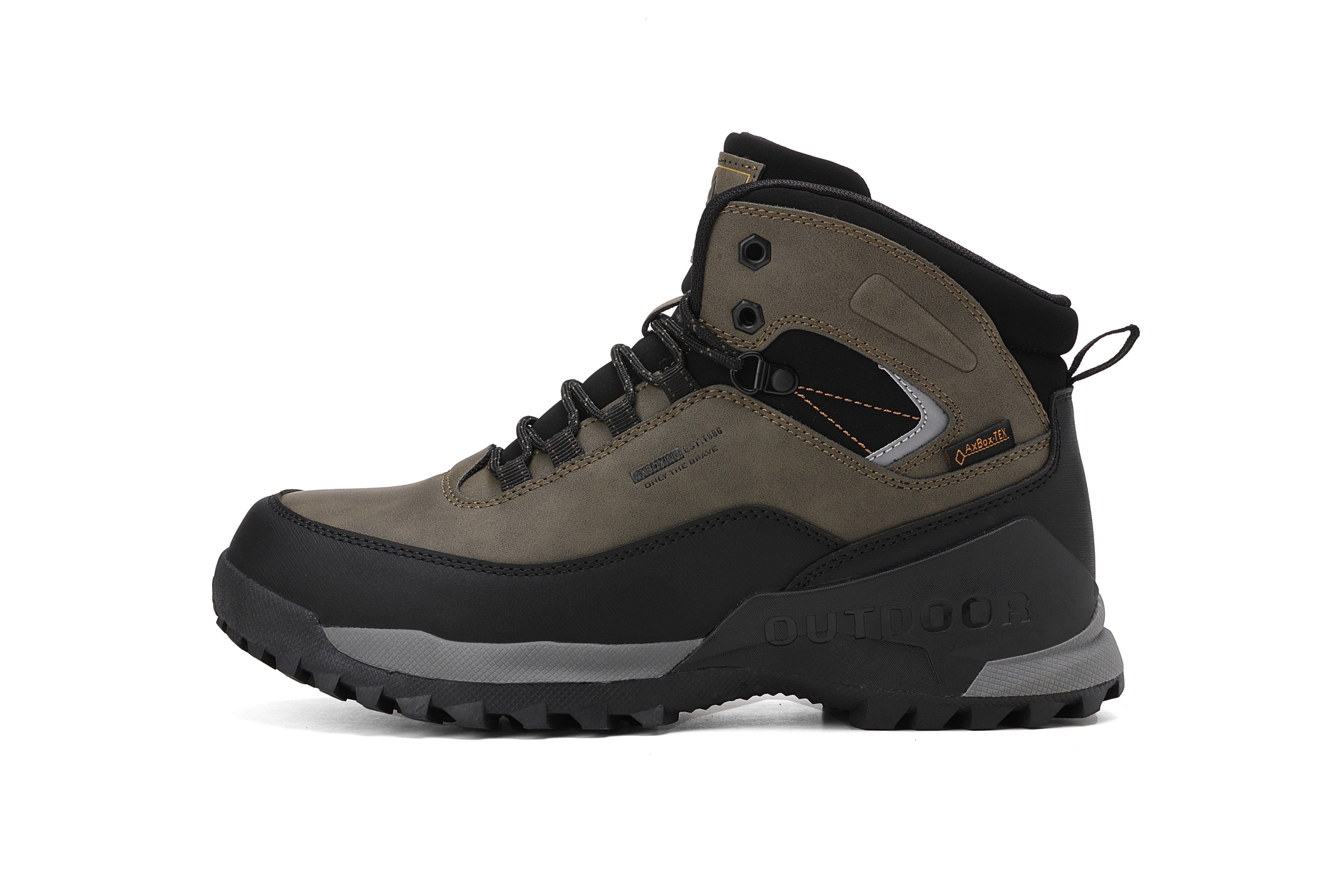 Bocanci Simon Imblaniti pentru Barbati, Piele Ecologica Pemium, Talpa Antiderapanta cu striatii, Caldurosi si Confortabili, Ax Boxing