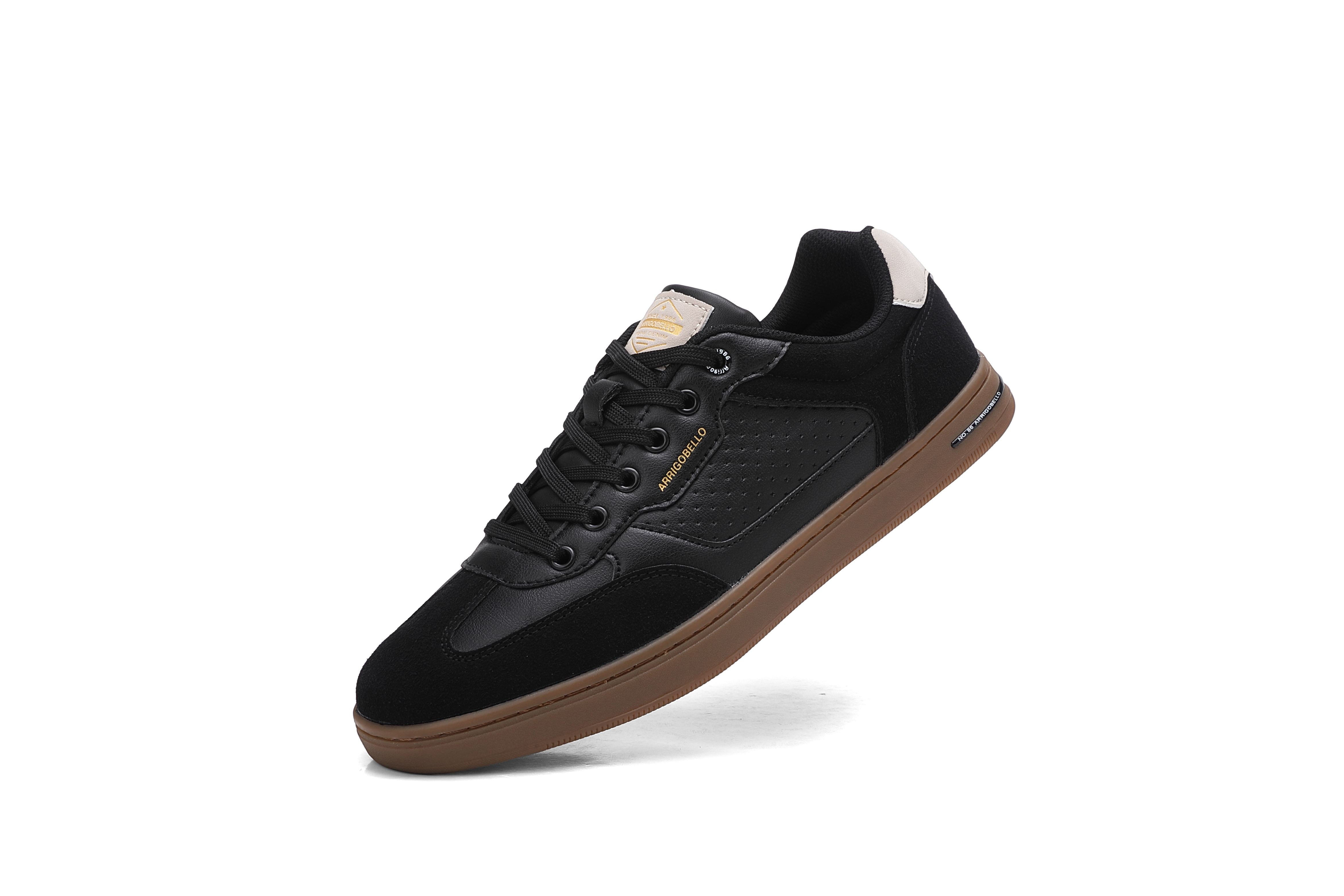 Pantofi casual pentru Barbati, Model Lucis, Talpa cusuta, Piele ecologica, Tip tenesi, Arrigo Bello