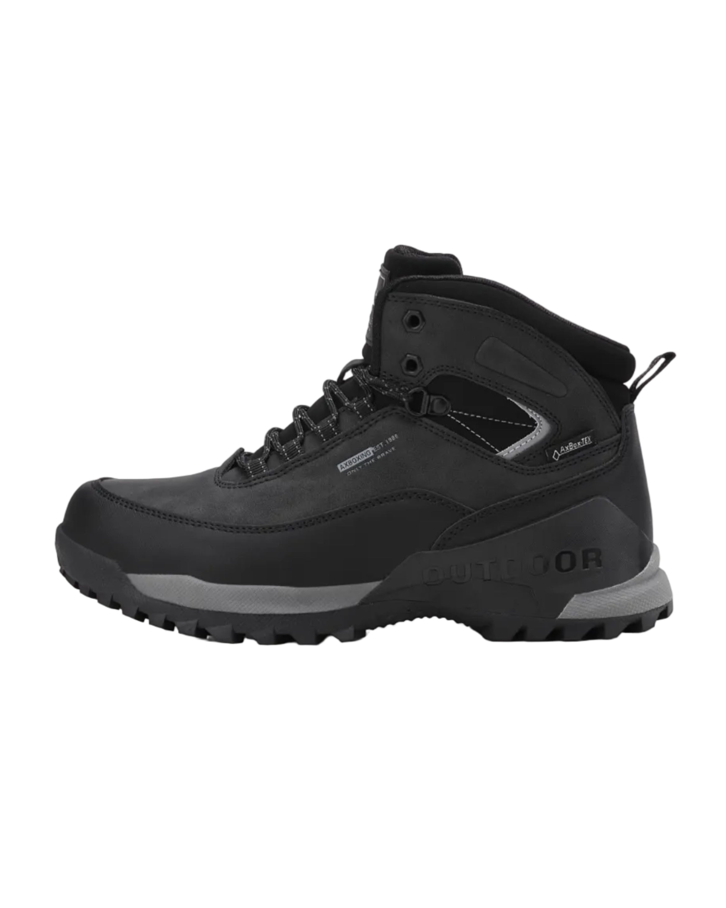 Ghete Imblanite pentru Femei si Adolescenti, Model Luci, Piele Ecologica Premium, Talpa Antiderapanta cu striatii, Ax Boxing, Negru