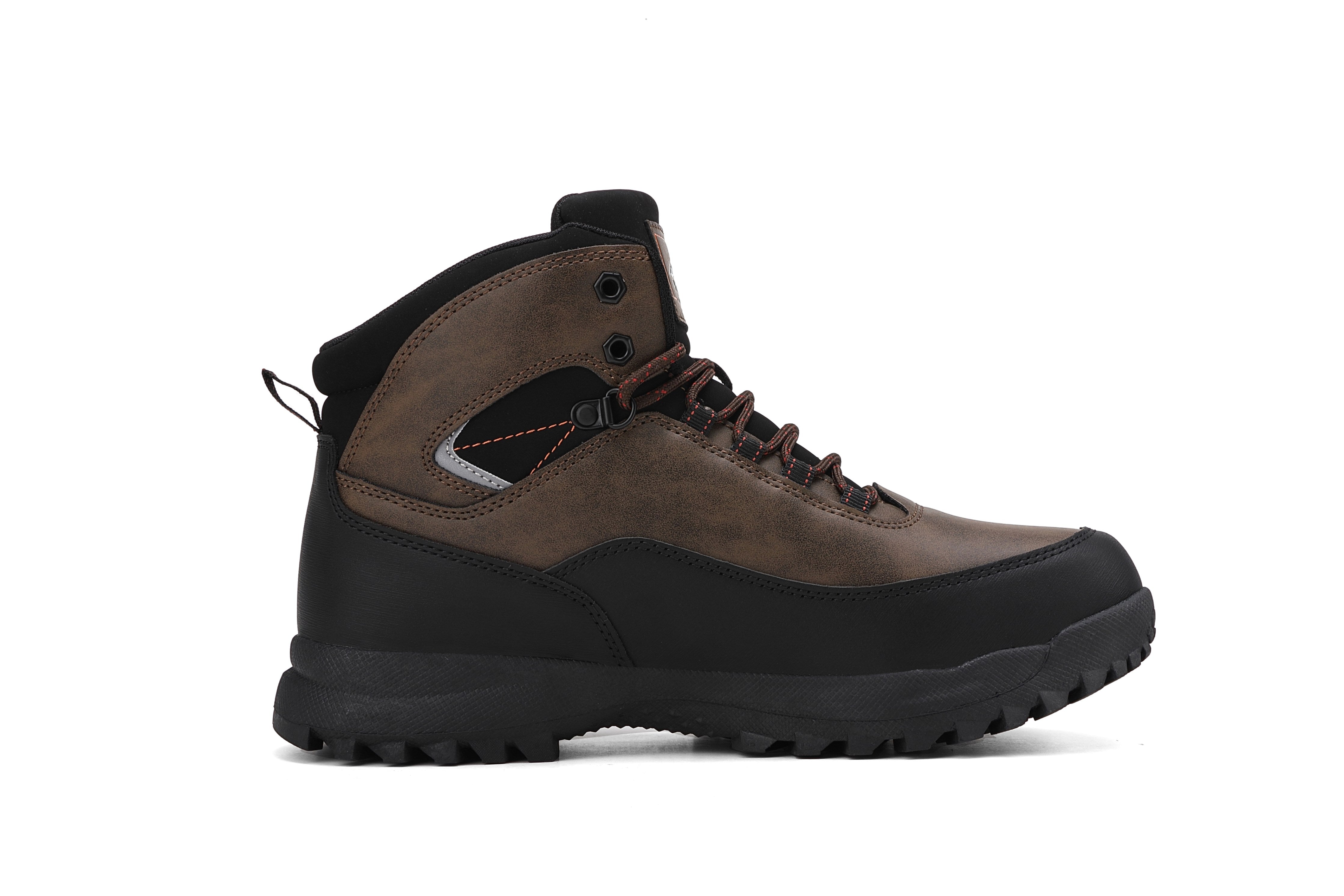 Bocanci Simon Imblaniti pentru Barbati, Piele Ecologica Pemium, Talpa Antiderapanta cu striatii, Caldurosi si Confortabili, Ax Boxing