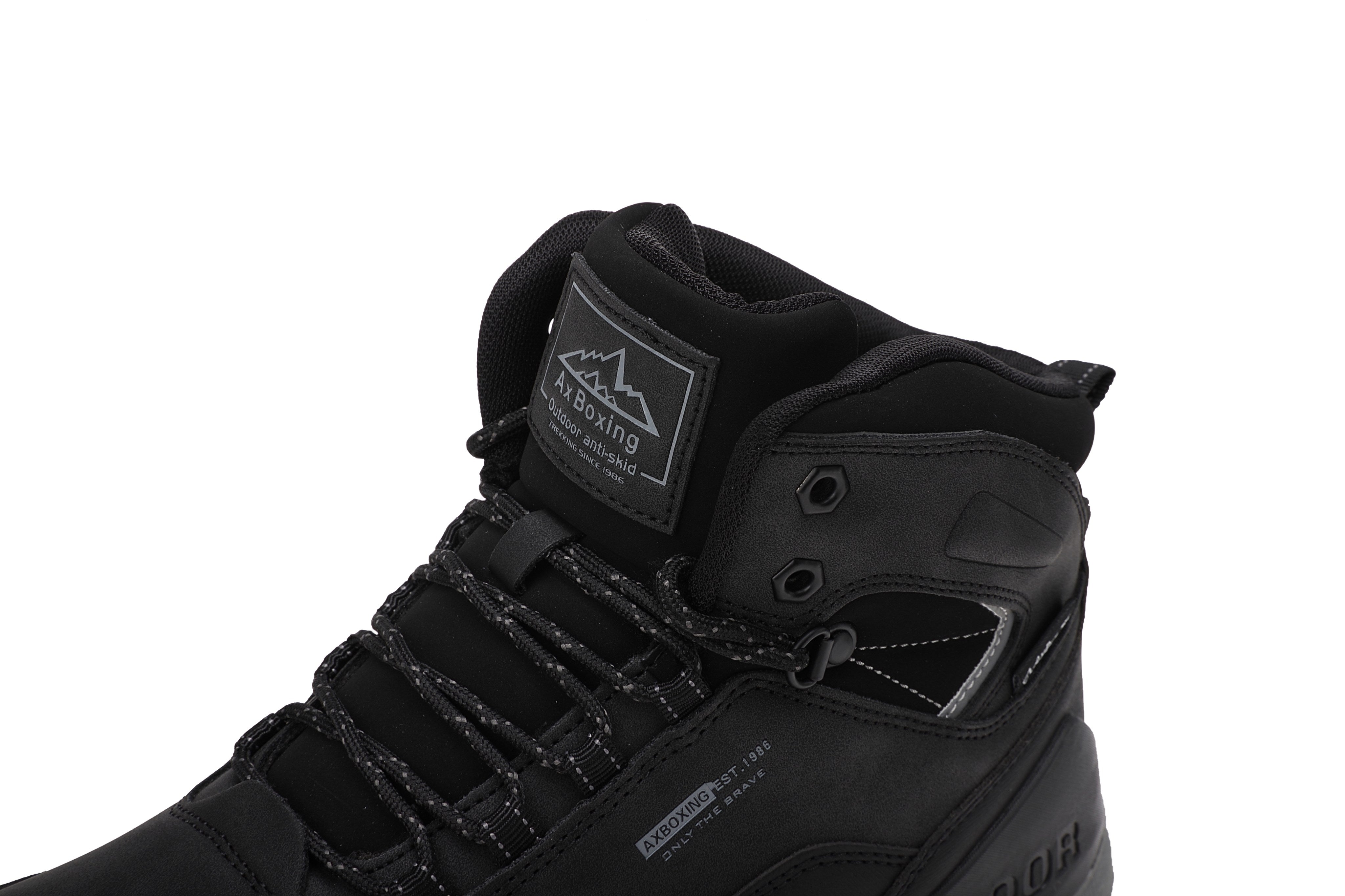 Bocanci Luci Imblaniti pentru Femei si Copii, Piele Ecologica Premium, Talpa Antiderapanta cu striatii, Ax Boxing