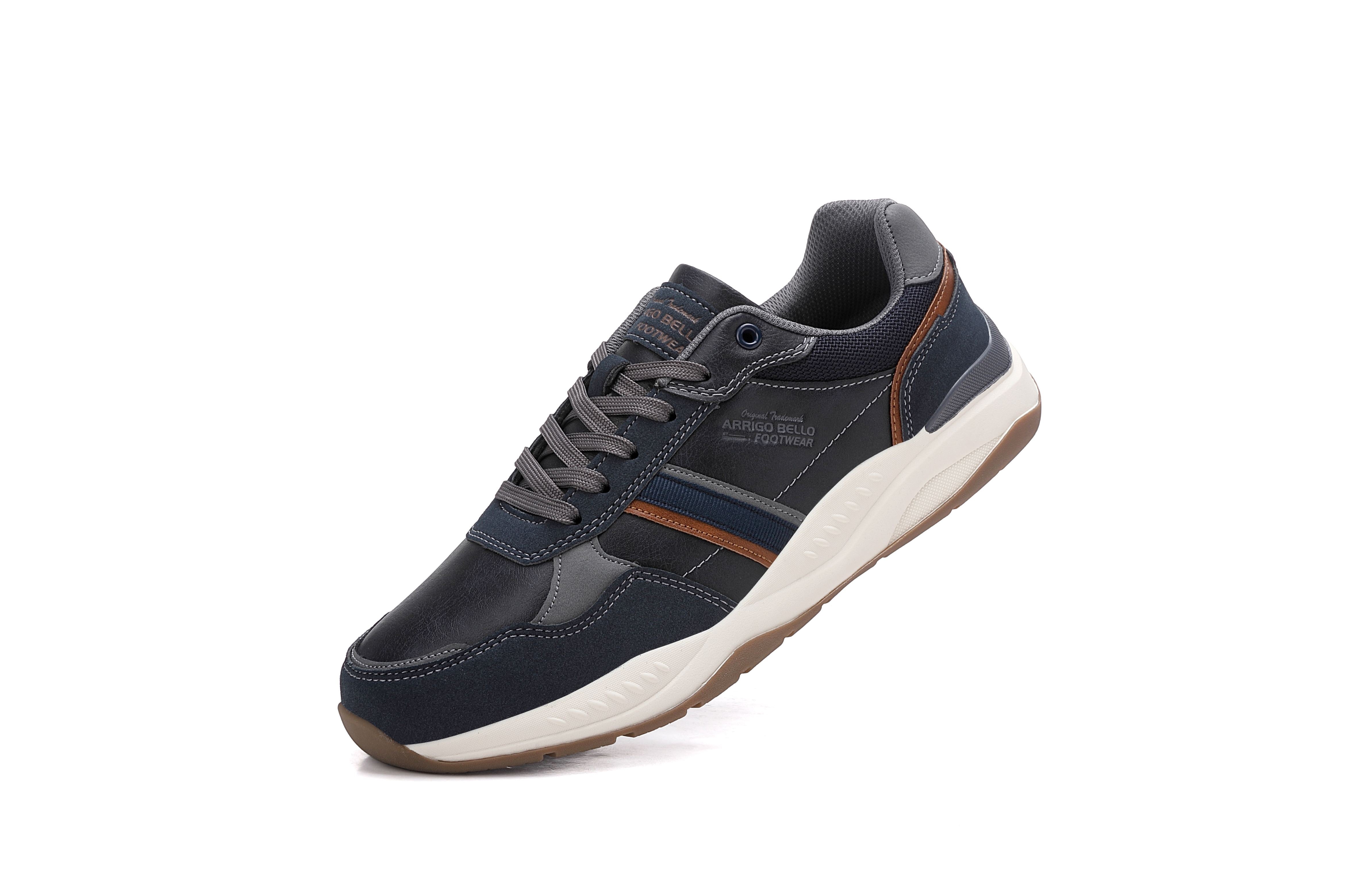 Pantofi casual pentru Barbati, Model Ares, Piele ecologica premium, Talpa usoara, Arrigo Bello