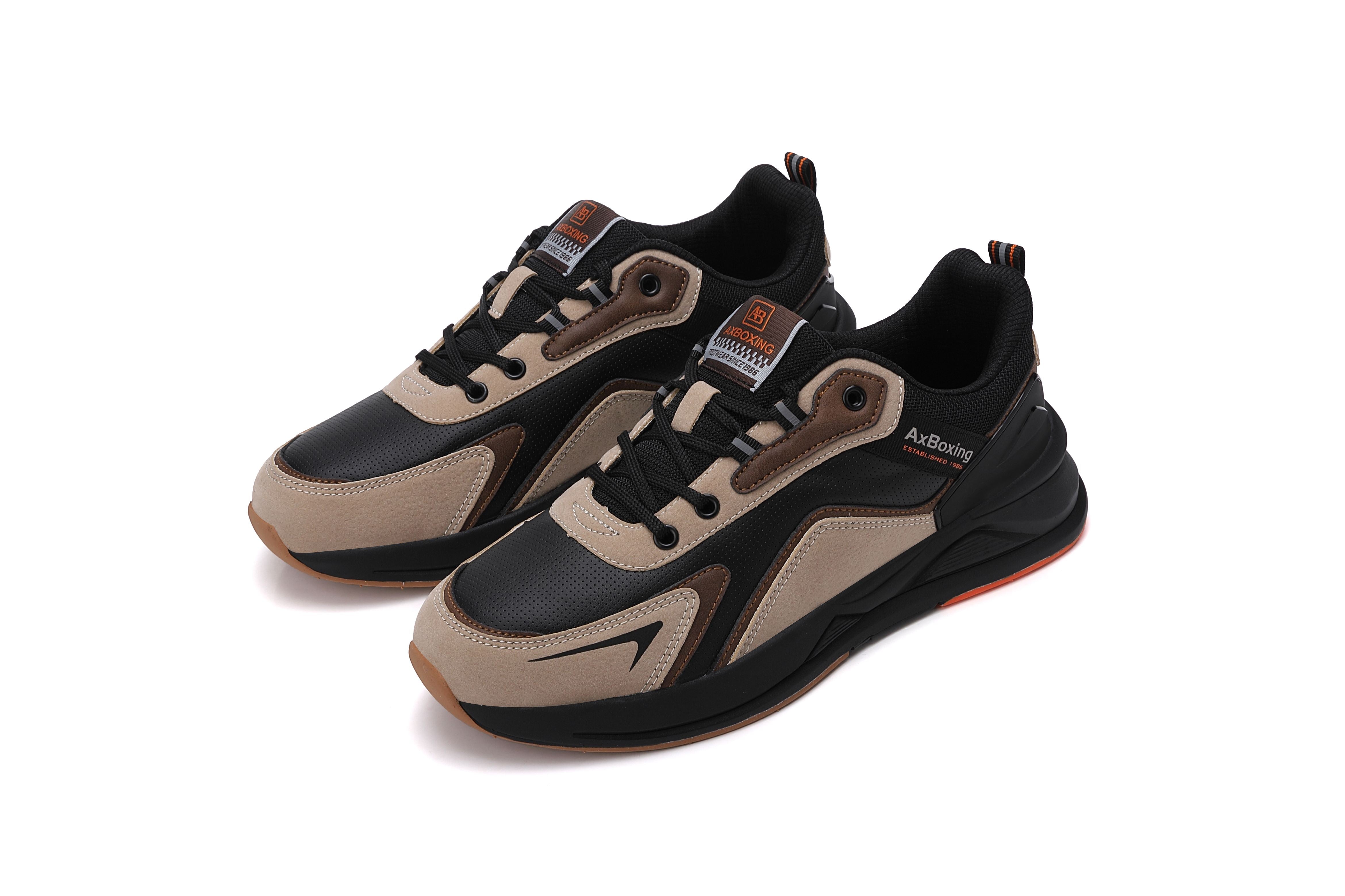 Pantofi sport Barbati, Model Kairo, Talpa usoara din spuma, Piele ecologica, Comozi si rezistenti, Ax Boxing