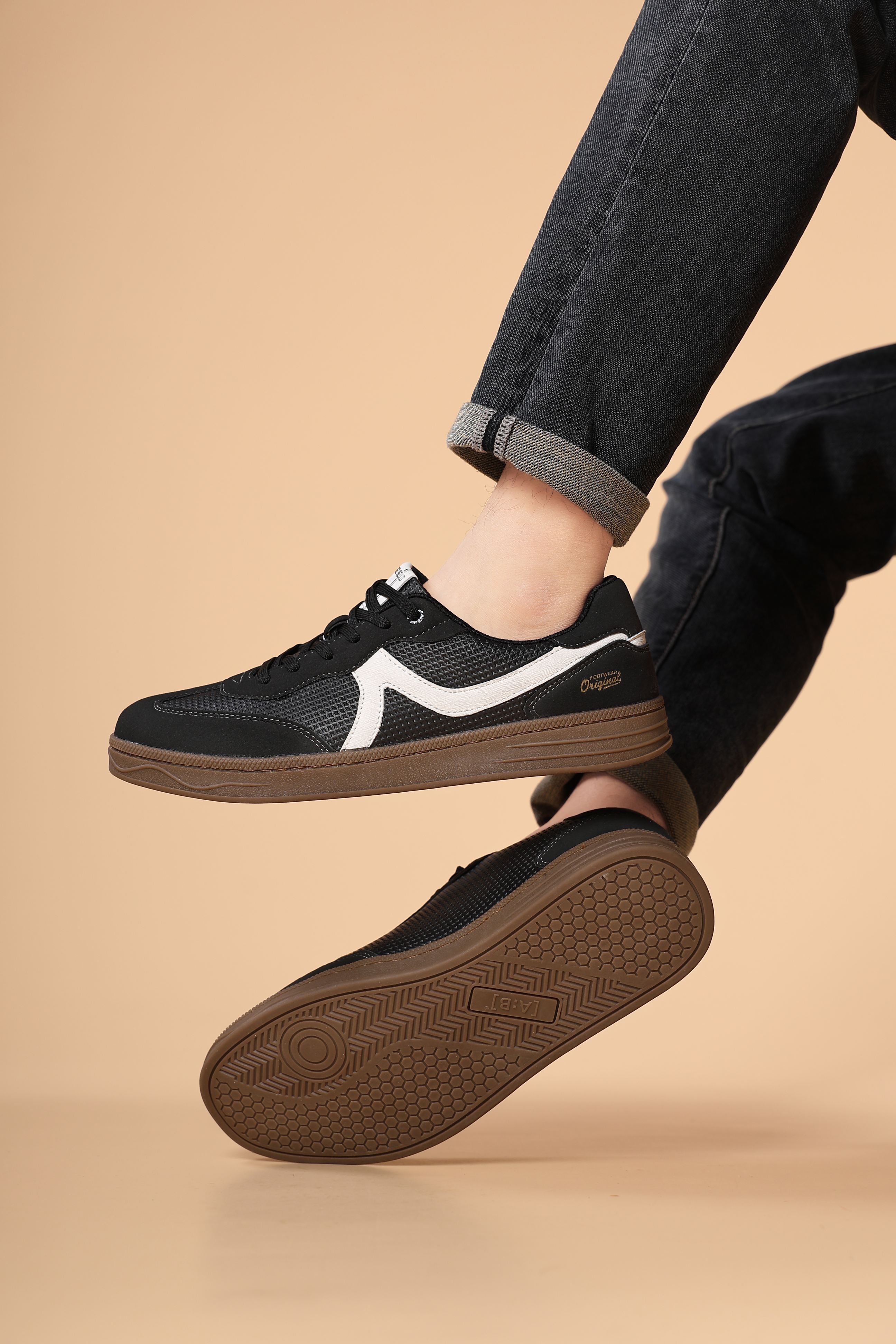 Pantofi casual Barbati, Model Odin, Talpa cusuta, Piele ecologica, Tip tenesi, Arrigo Bello