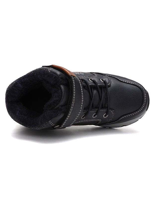 Ghete sport Baieti, Imblanite, Model Artur, Piele Ecologica Premium, Inchidere arici, Siret elastic, Arrigo Bello, Bleumarin