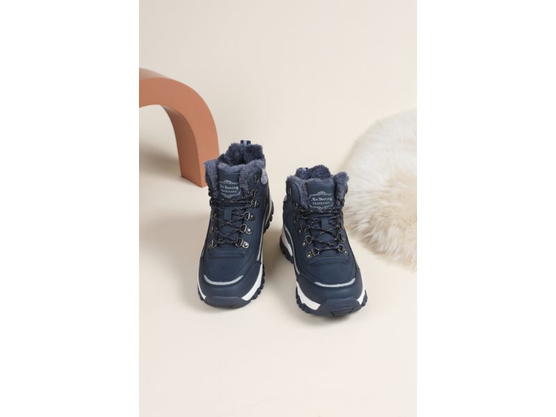 Ghete Amir Imblanite pentru Femei si Copii, Piele Ecologica, Talpa Antiderapanta cu striatii, Confortabile si Calduroase, Ax Boxing