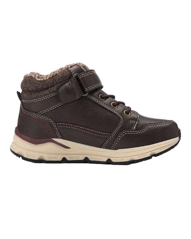 Ghete sport Baieti, Imblanite, Model Artur, Piele Ecologica Premium, Inchidere arici, Siret elastic, Arrigo Bello, Maro