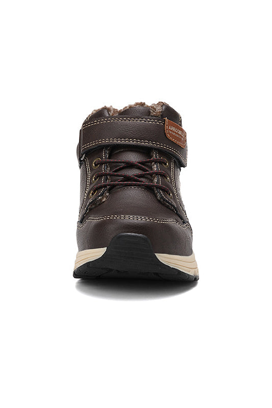 Ghete sport Baieti, Imblanite, Model Artur, Piele Ecologica Premium, Inchidere arici, Siret elastic, Arrigo Bello, Maro