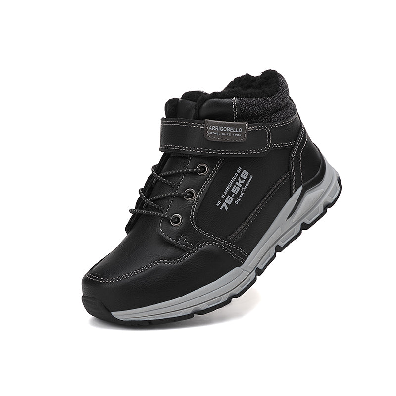 Ghete sport  Artur pentru Baieti, Imblanite, Piele Ecologica Premium, Inchidere arici, Siret elastic, Arrigo Bello