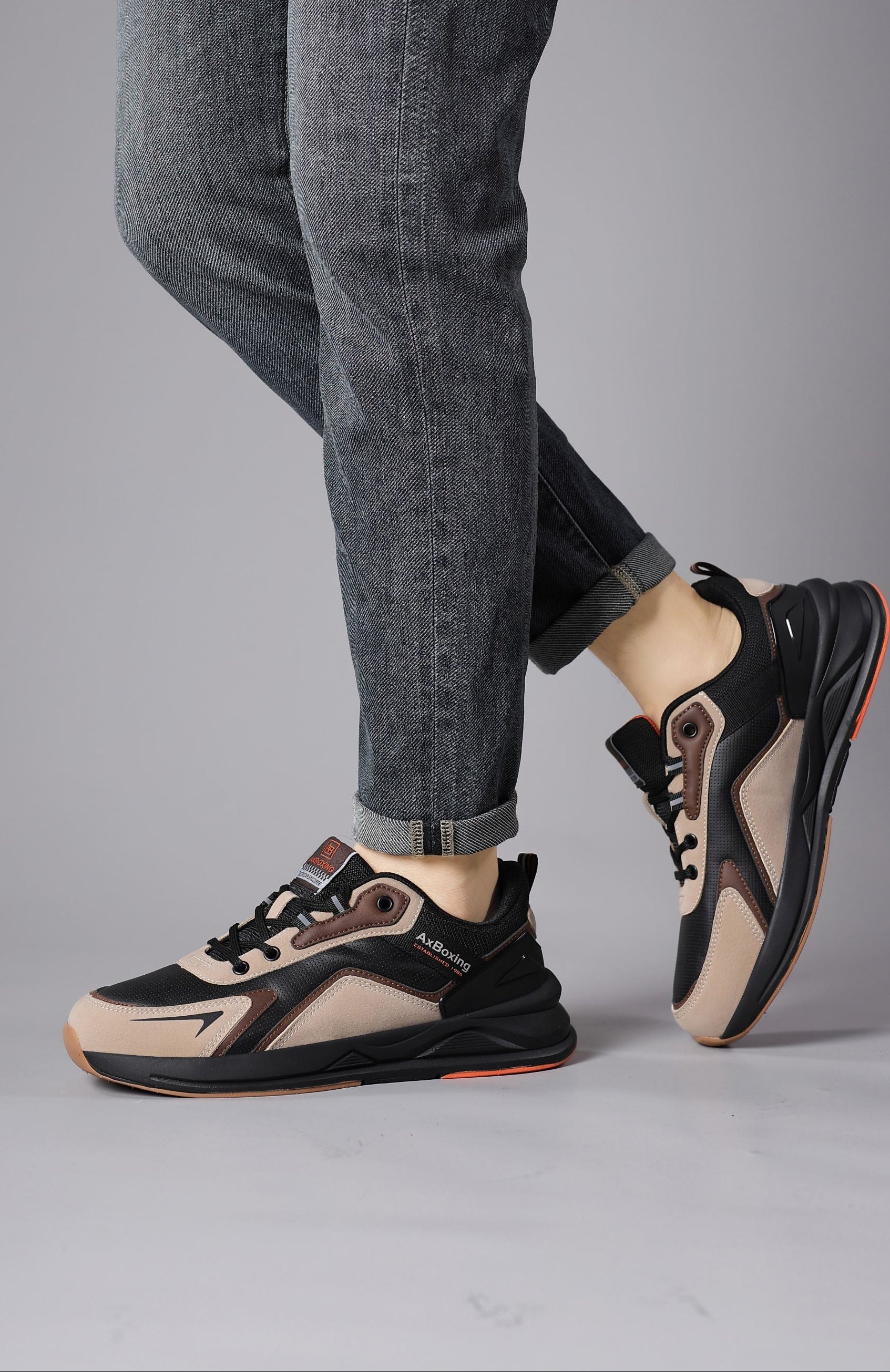 Adidasi Barbati, Model Kairo, Talpa usoara din spuma, Piele ecologica, Comozi si rezistenti, Ax Boxing, Bleumarin