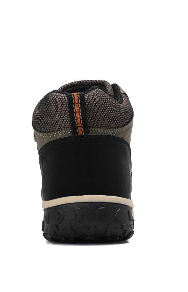 Ghete Casual pentru Barbati, Model Elias, Imblanite, Piele ecologica, Talpa dreapta cu striatii, Ax Boxing, Khaki