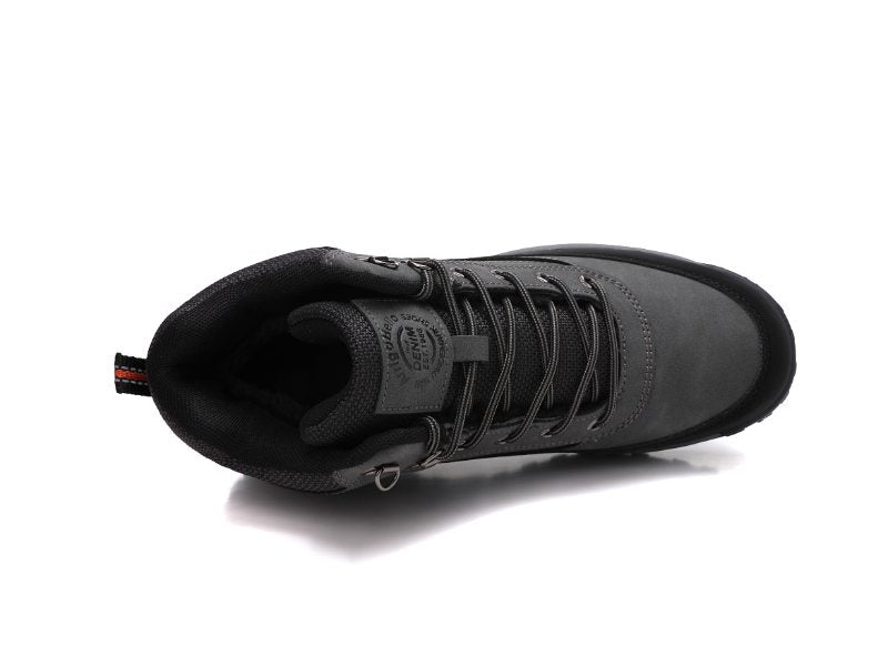 Ghete Casual Elias pentru Barbati, Imblanite, Piele ecologica, Talpa dreapta cu striatii, Ax Boxing