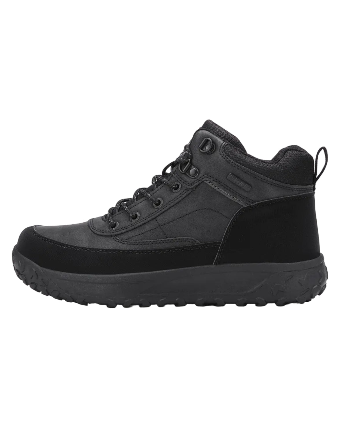 Ghete Casual pentru Barbati, Model Elias, Imblanite, Piele ecologica, Talpa dreapta cu striatii, Ax Boxing, Negru
