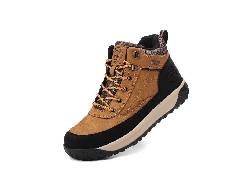 Ghete Casual Elias pentru Barbati, Imblanite, Piele ecologica, Talpa dreapta cu striatii, Ax Boxing