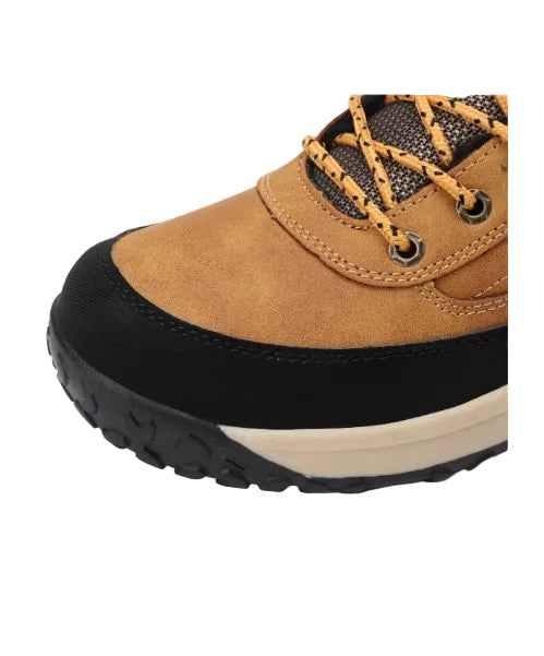 Ghete Casual pentru Barbati, Model Elias, Imblanite, Piele ecologica, Talpa dreapta cu striatii, Ax Boxing, Camel