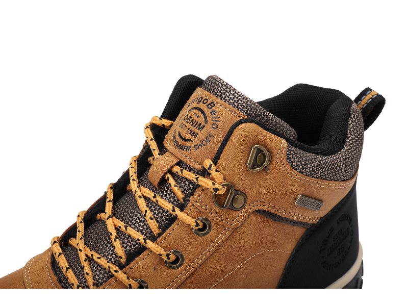 Ghete Casual Elias pentru Barbati, Imblanite, Piele ecologica, Talpa dreapta cu striatii, Ax Boxing