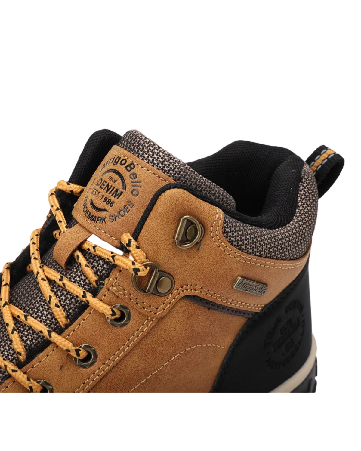 Ghete Casual pentru Barbati, Model Elias, Imblanite, Piele ecologica, Talpa dreapta cu striatii, Ax Boxing, Camel