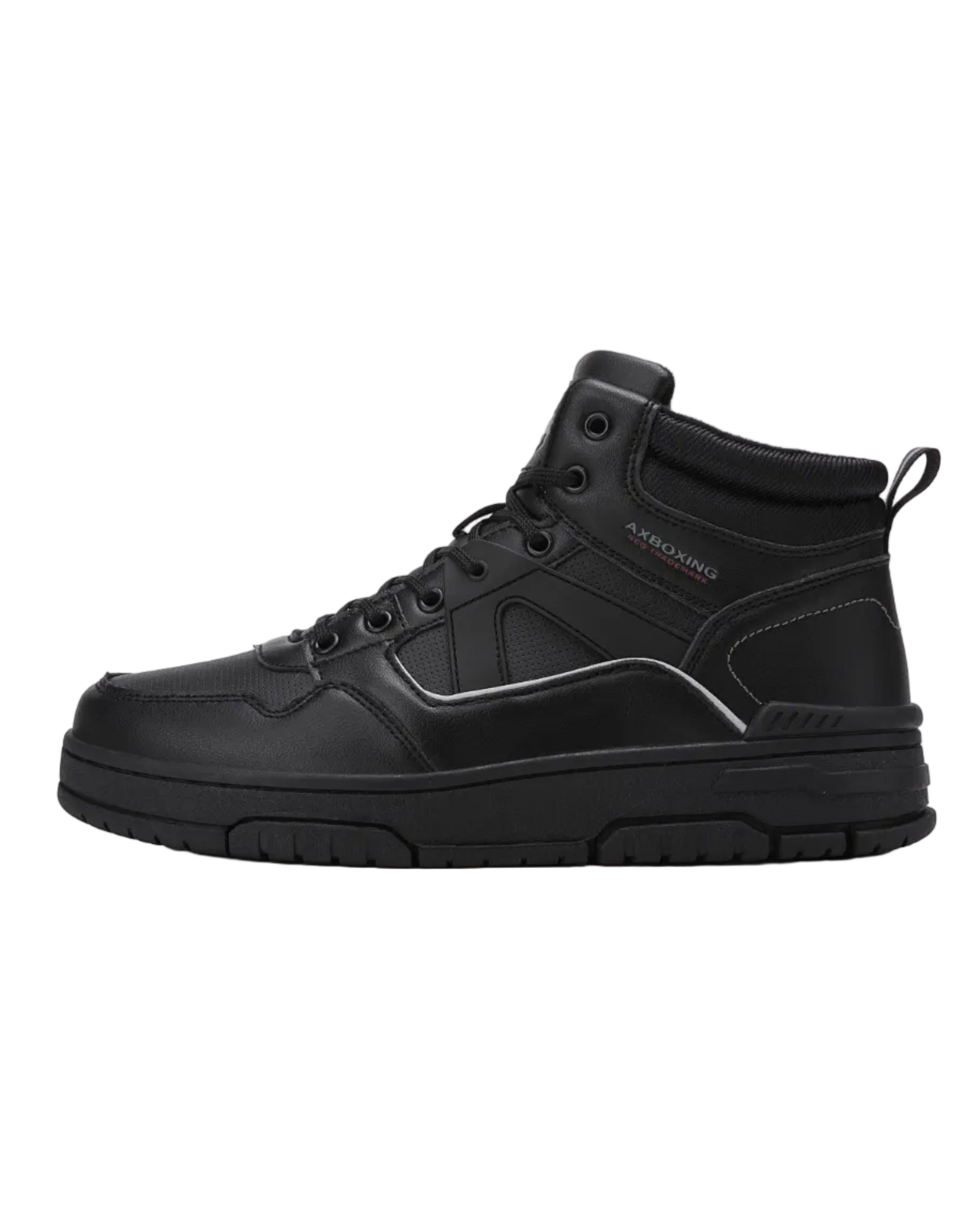 Ghete Sport pentru Barbati, Model Zoltan, Imblanite, Piele Ecologica, Talpa Cusuta, Comode si Calduroase, Ax Boxing, Negru