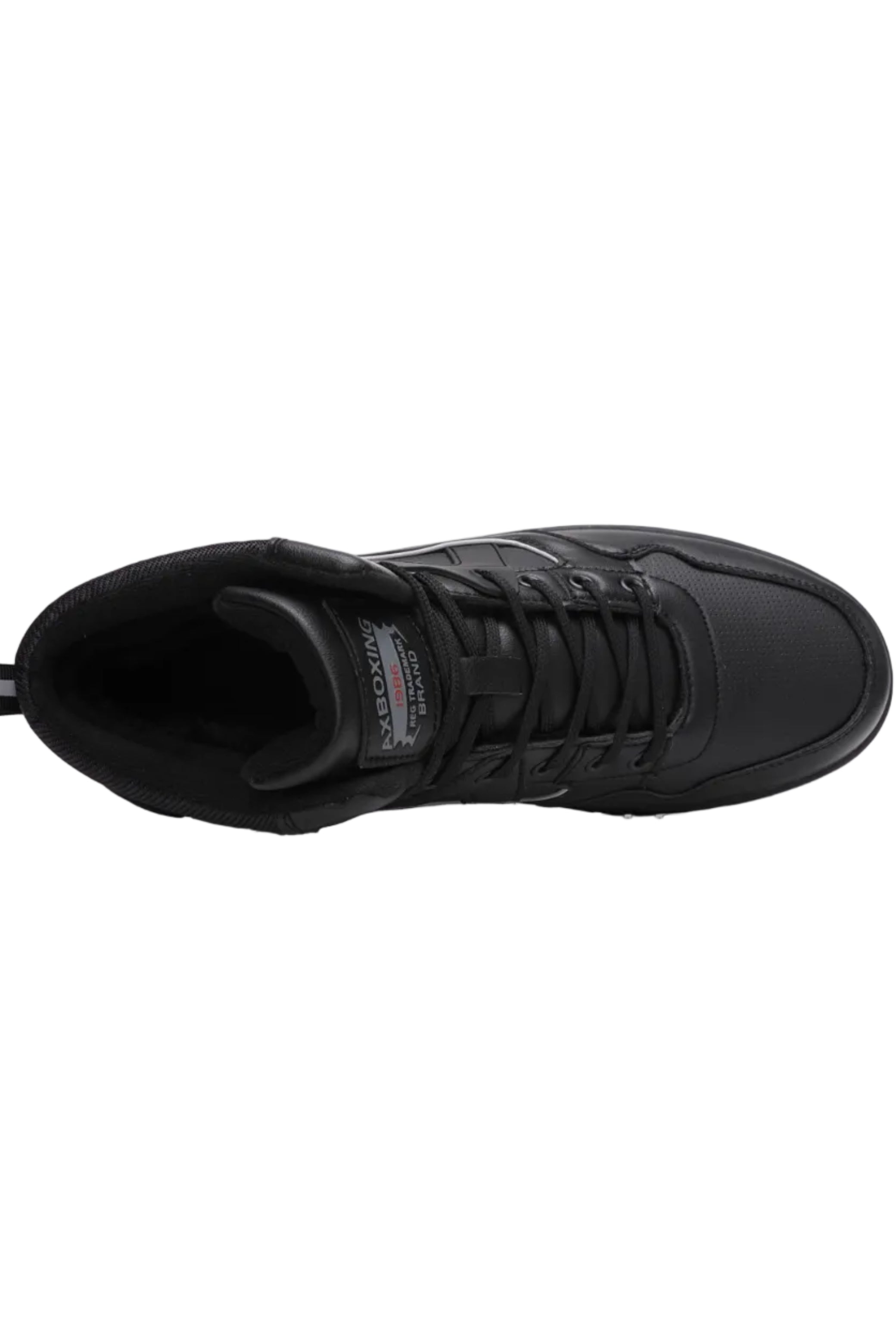 Ghete sport tip Adidasi, Model Yuri, Imblanite, Piele Ecologica, Talpa Cusuta, Comode si Calduroase, Ax Boxing, Negru