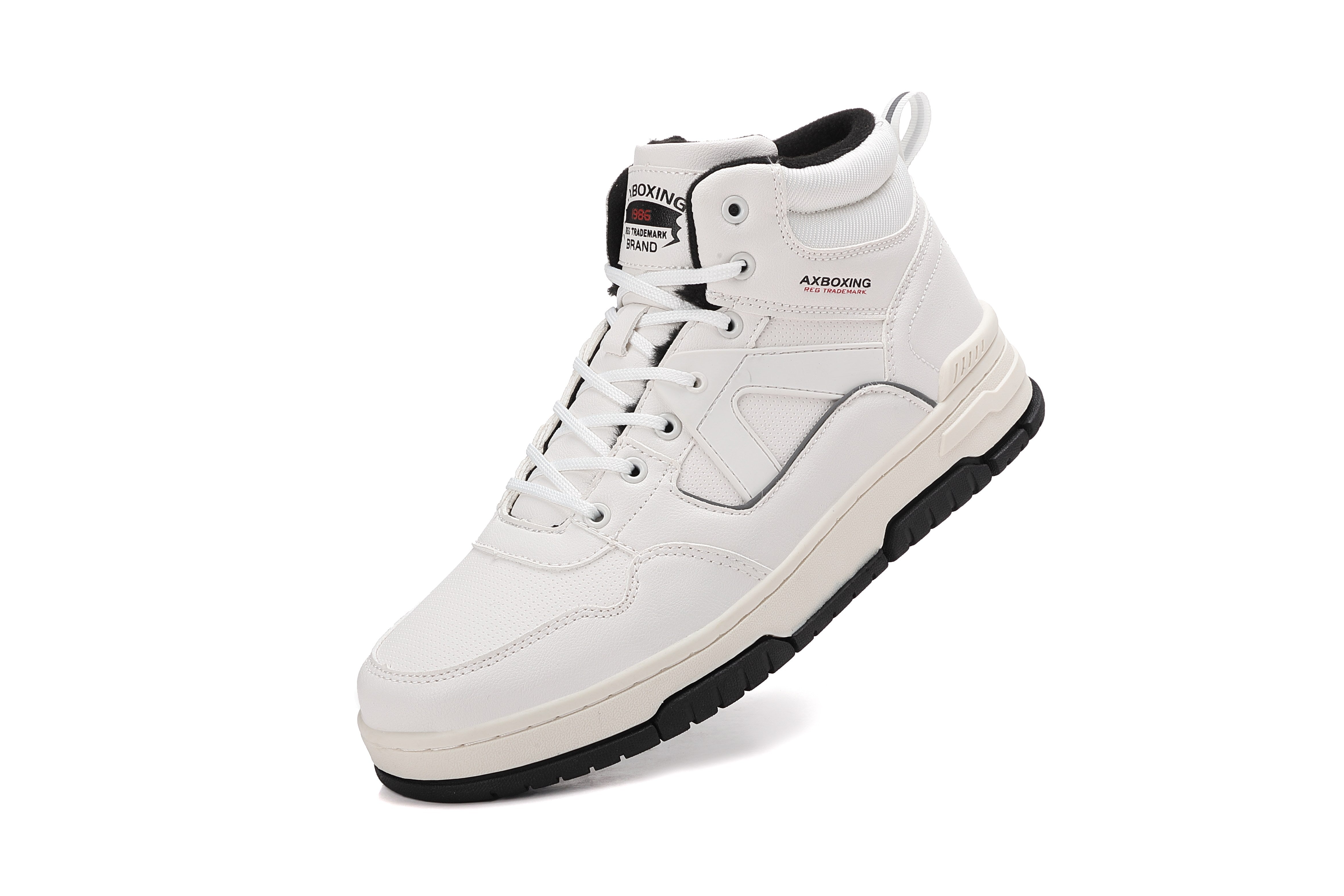 Ghete sport Zoltan, tip Adidasi pentru Barbati, Imblanite, Piele Ecologica, Talpa Cusuta, Comode si Calduroase, Ax Boxing