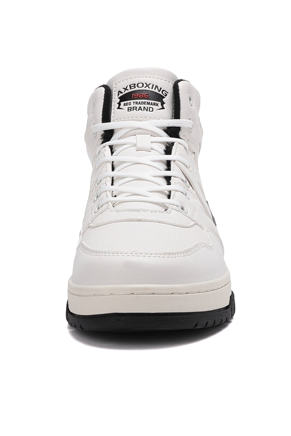 Ghete Sport pentru Barbati, Model Zoltan, Imblanite, Piele Ecologica, Talpa Cusuta, Comode si Calduroase, Ax Boxing, Alb